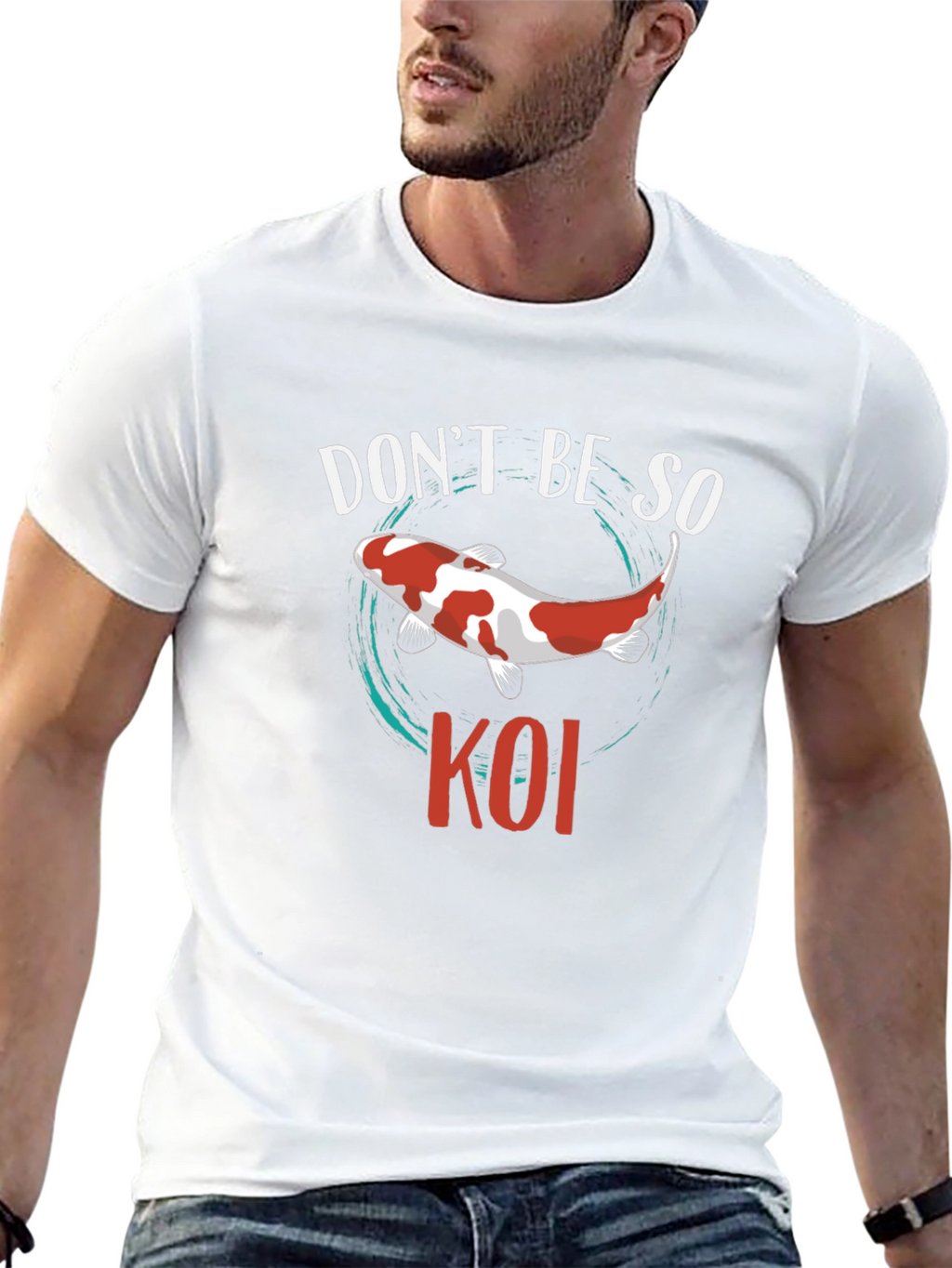 Dont Be So Koi Black T-Shirt