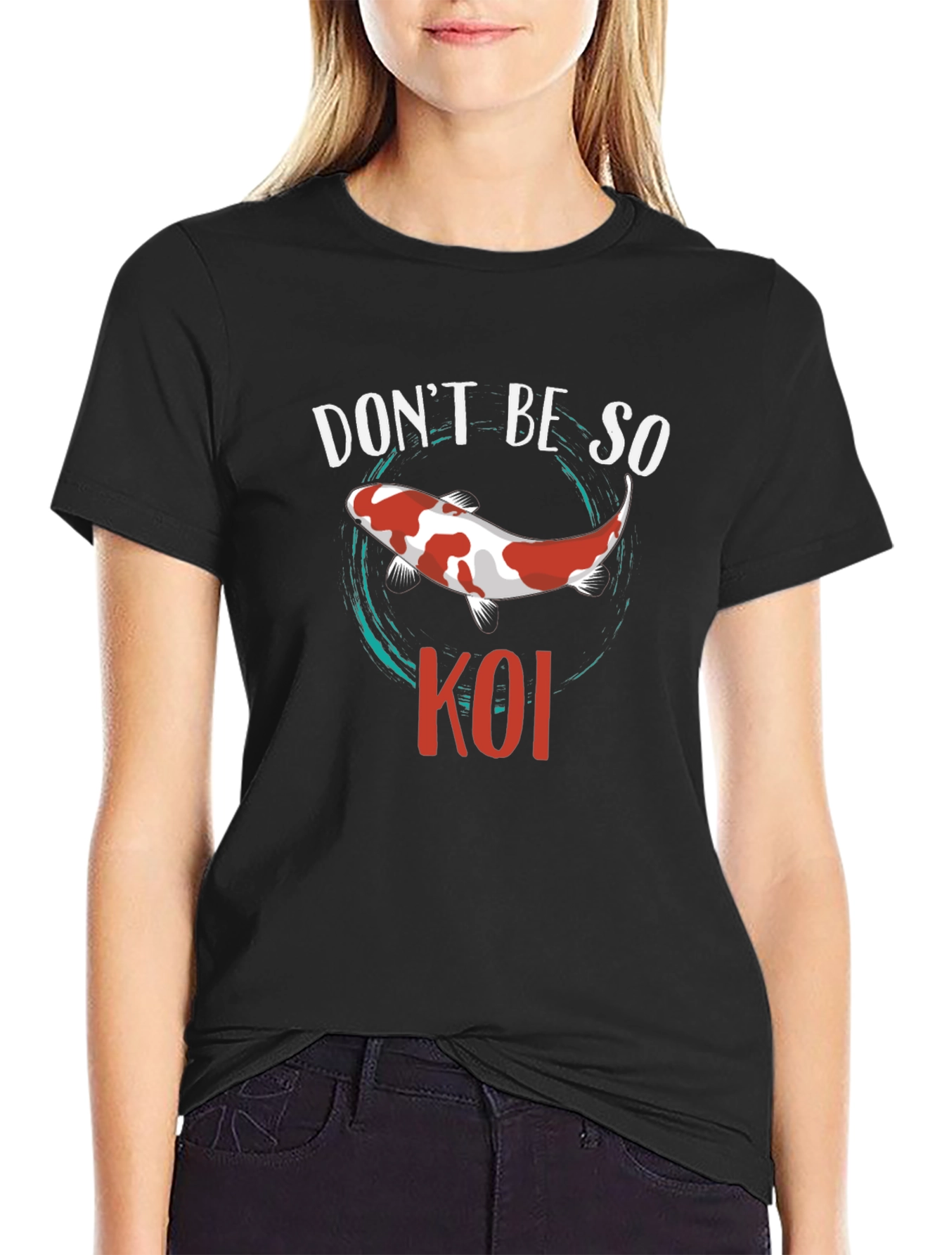 Dont Be So Koi Black T-Shirt