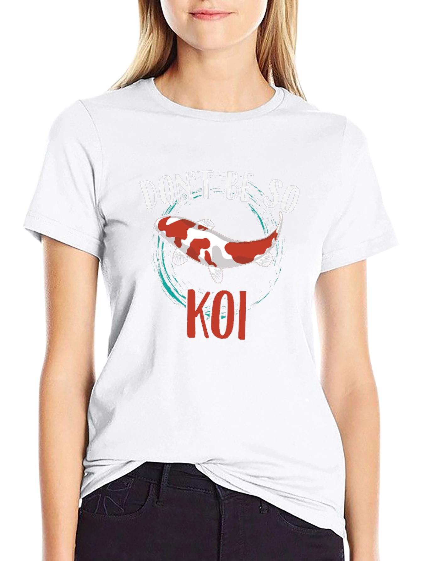 Dont Be So Koi Black T-Shirt