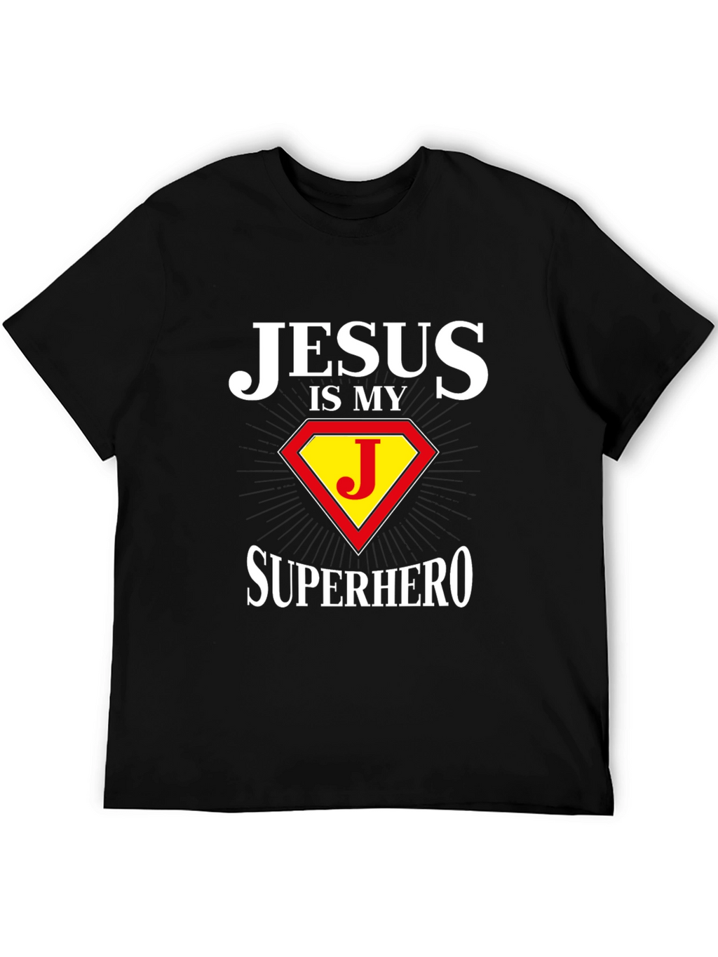 Jesus is My Superhero Graphic T-Shirt