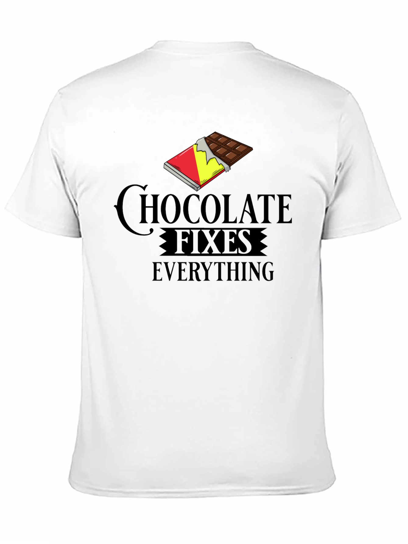 Chocolate Fixes Everything Graphic T-Shirt