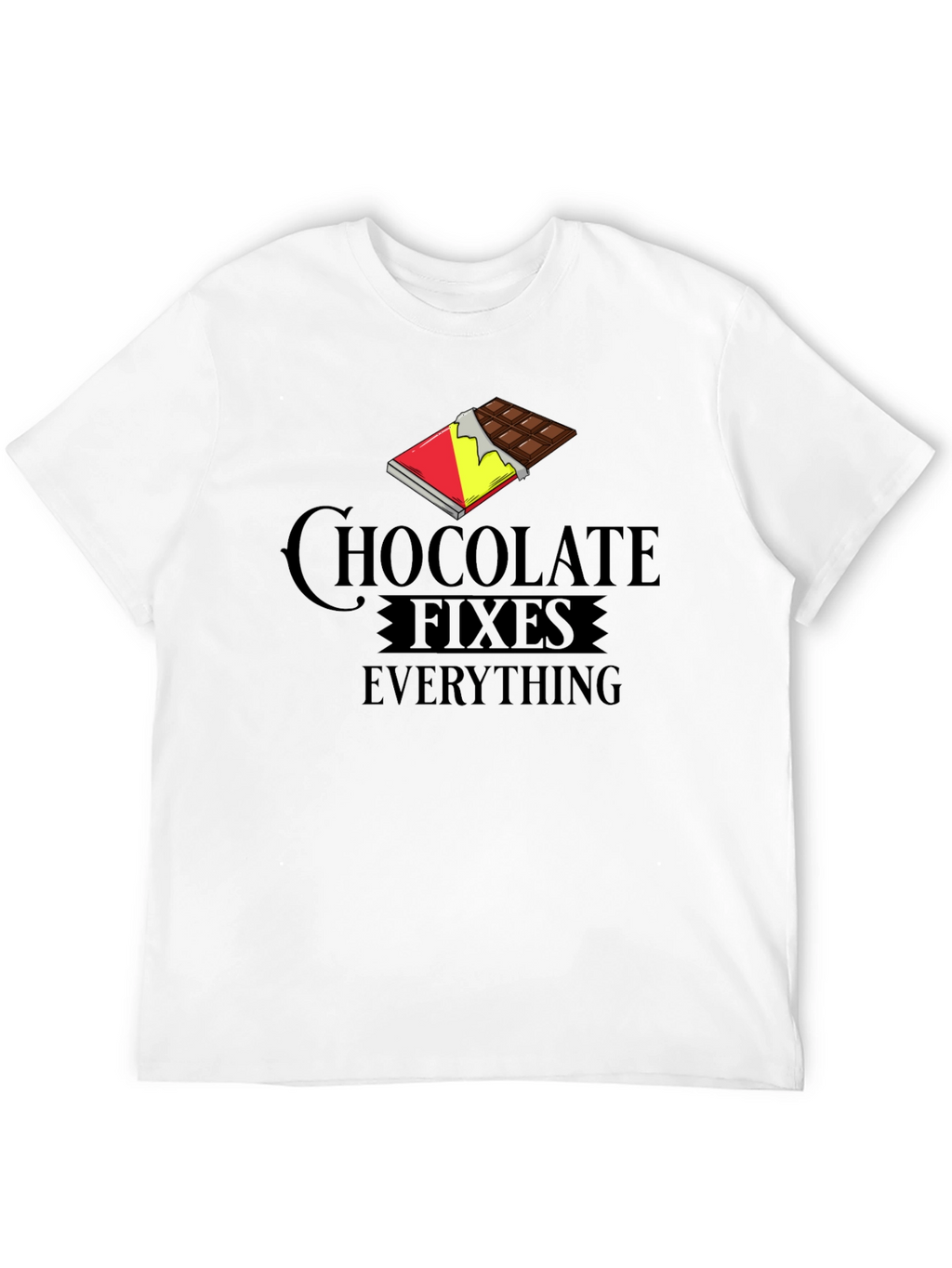 Chocolate Fixes Everything Graphic T-Shirt