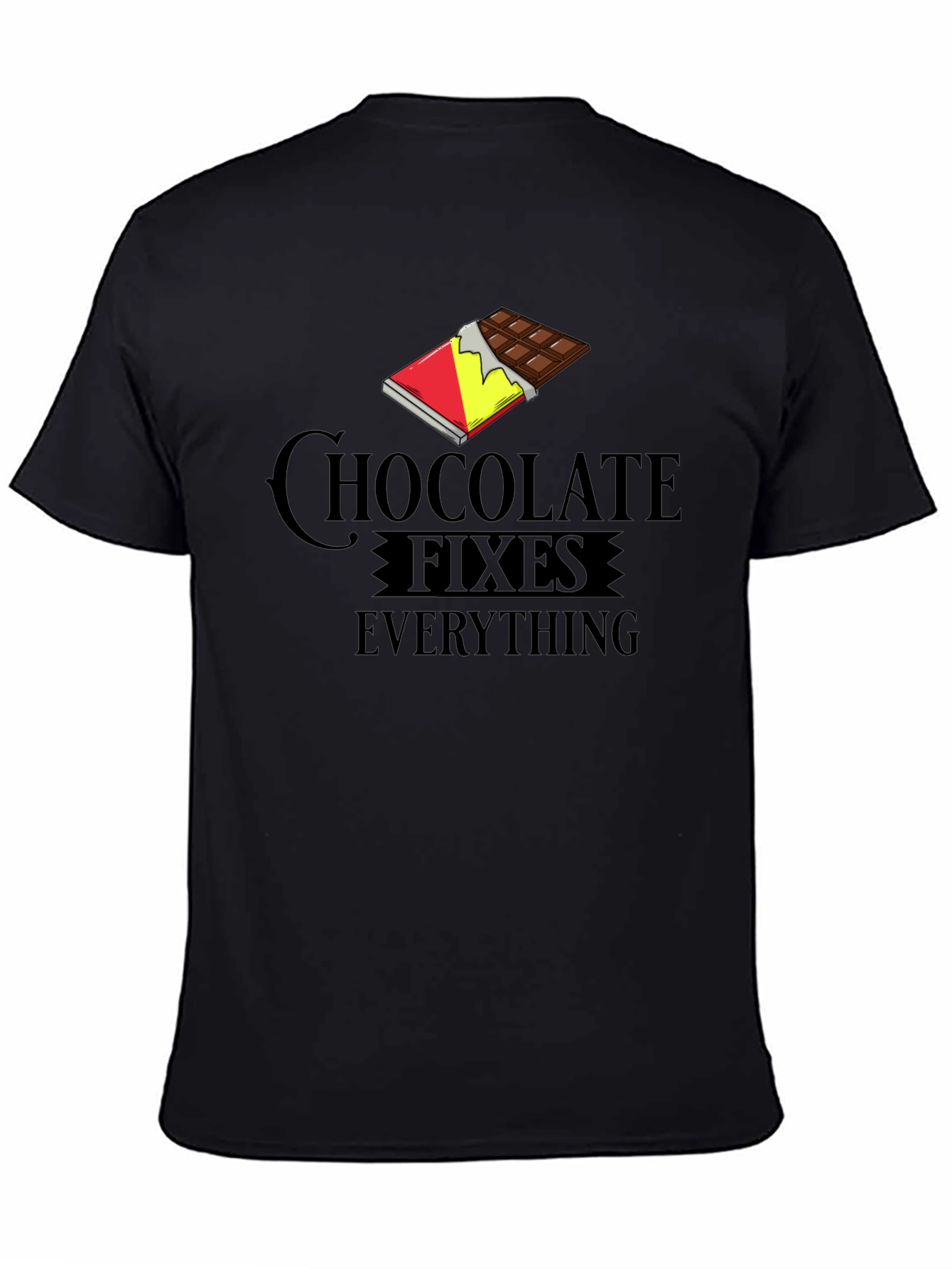 Chocolate Fixes Everything Graphic T-Shirt