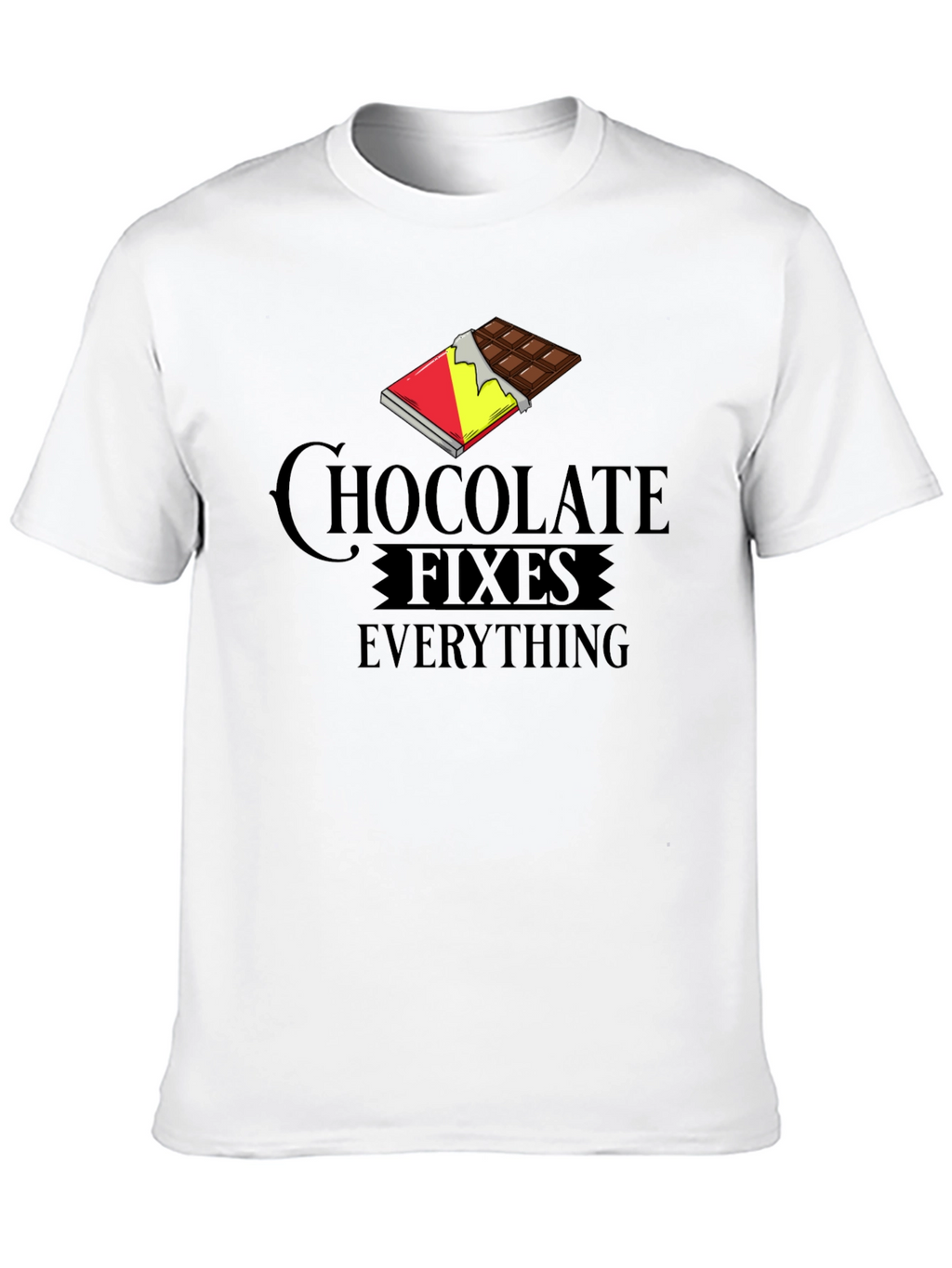 Chocolate Fixes Everything Graphic T-Shirt