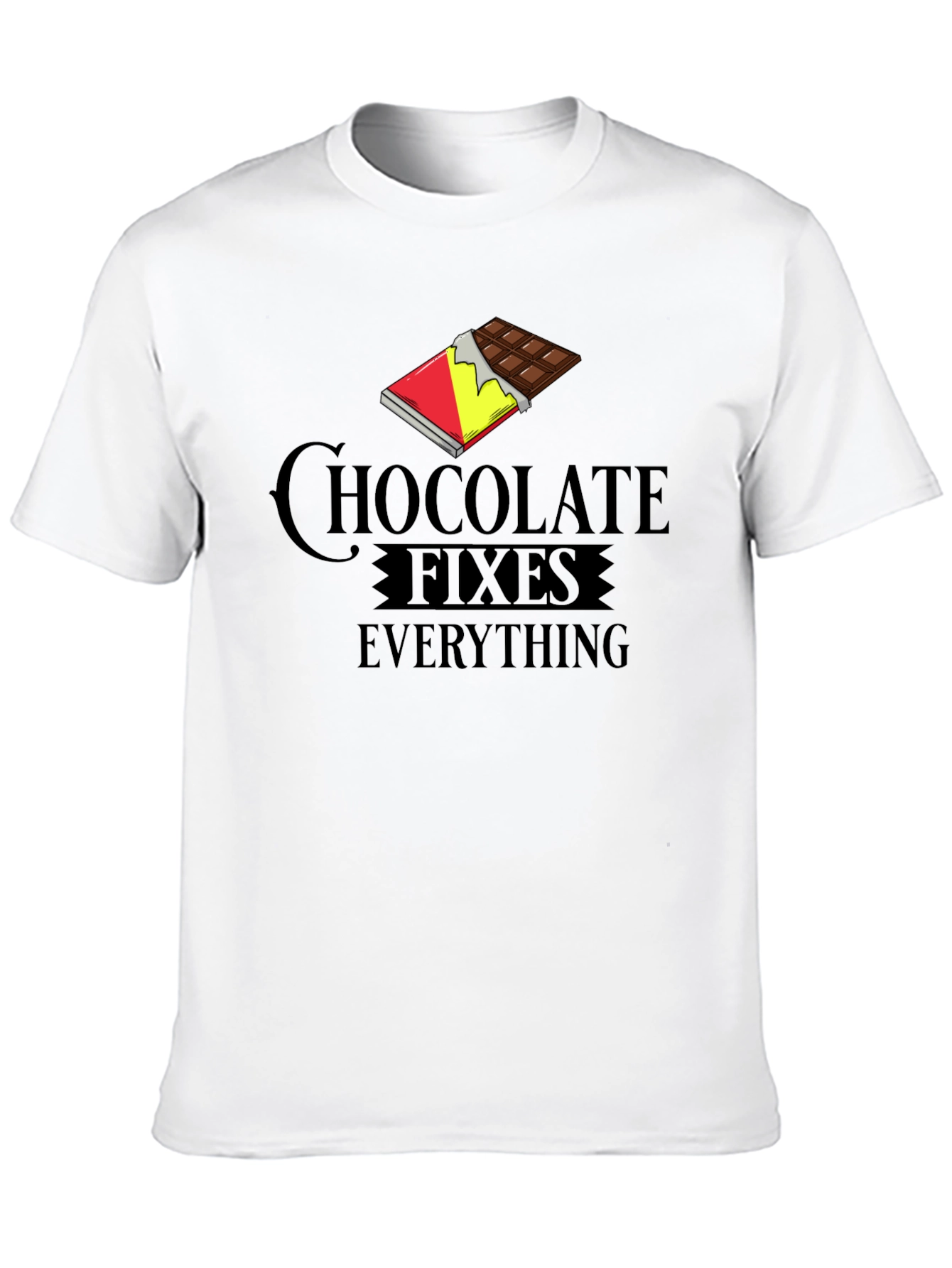 Chocolate Fixes Everything Graphic T-Shirt