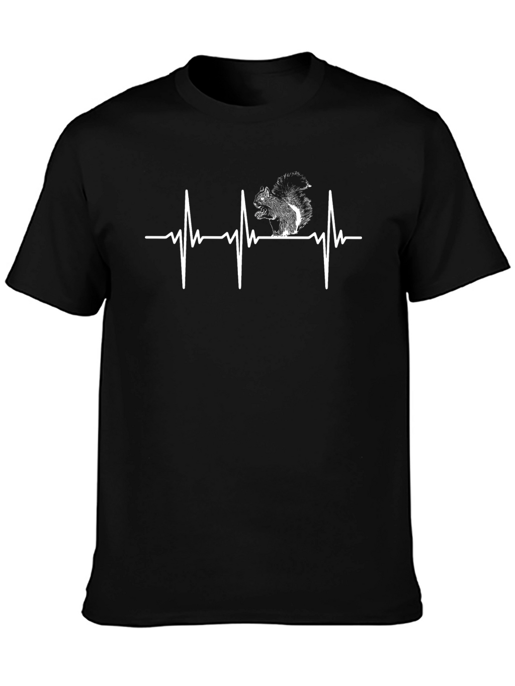 Squirrel Heartbeat Graphic T-Shirt