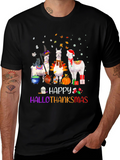 HalloThanksMas Alpaca T-Shirt