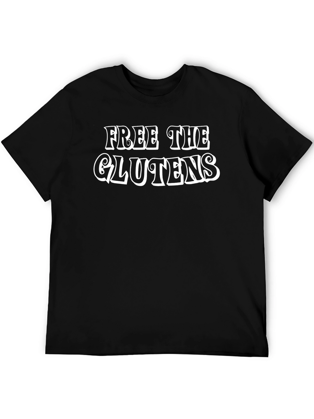 Free The Glutens Black T-Shirt