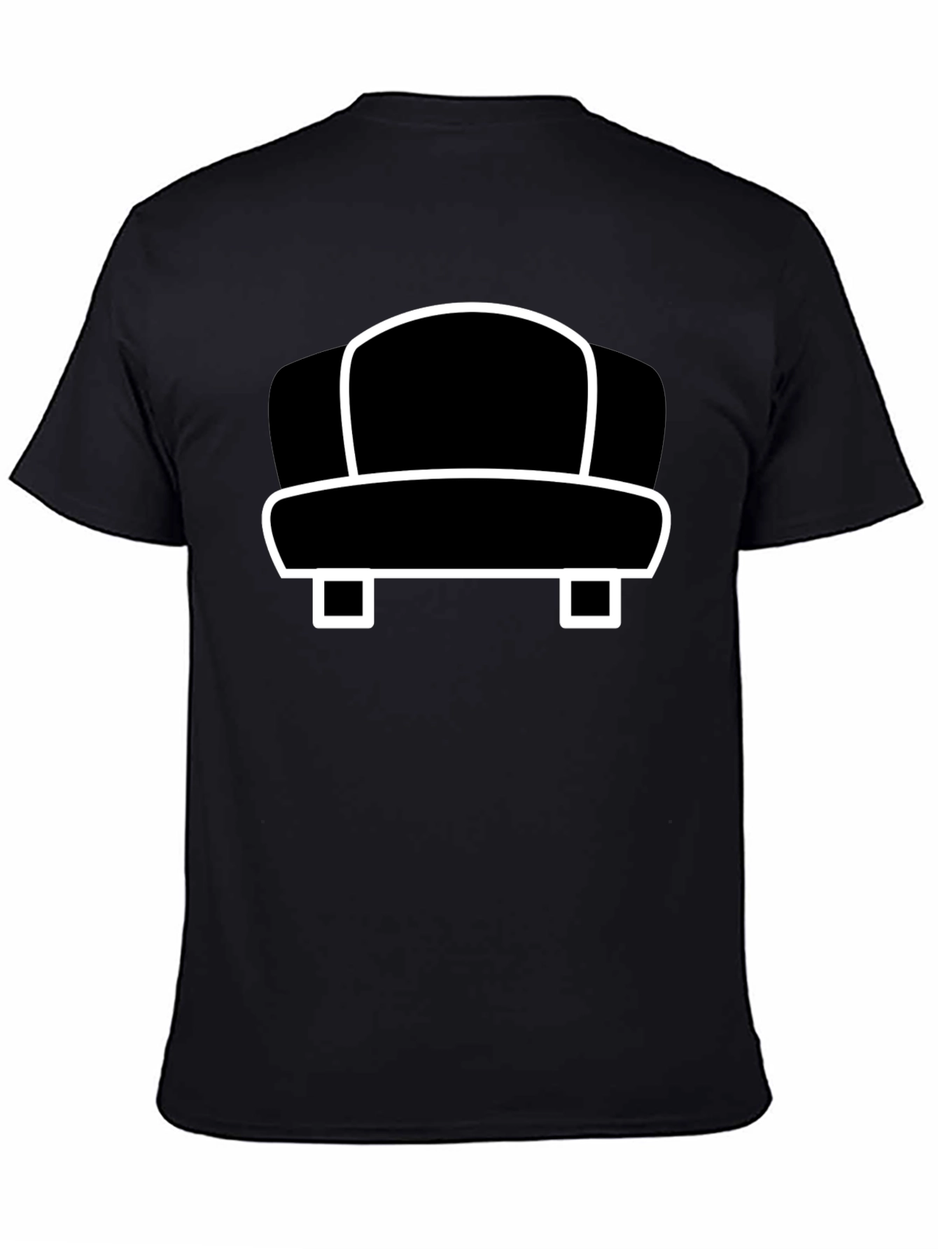 Modern Chair Graphic Tee - Black