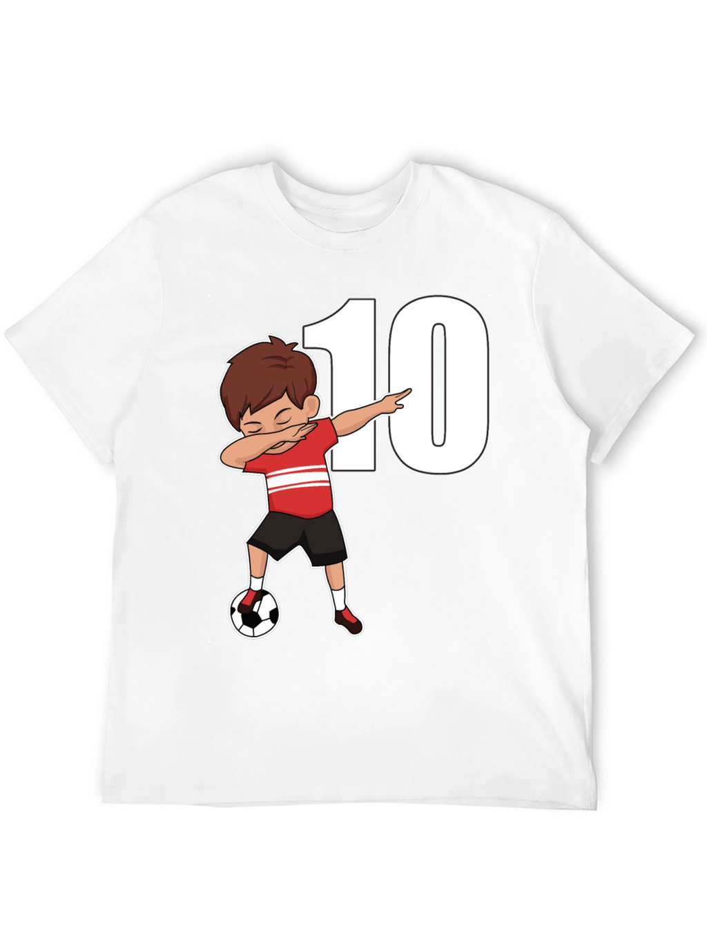 Soccer Dab Boy T-Shirt - Number 10