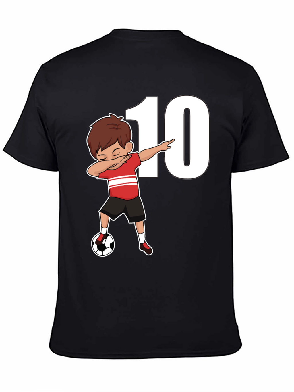 Soccer Dab Boy T-Shirt - Number 10