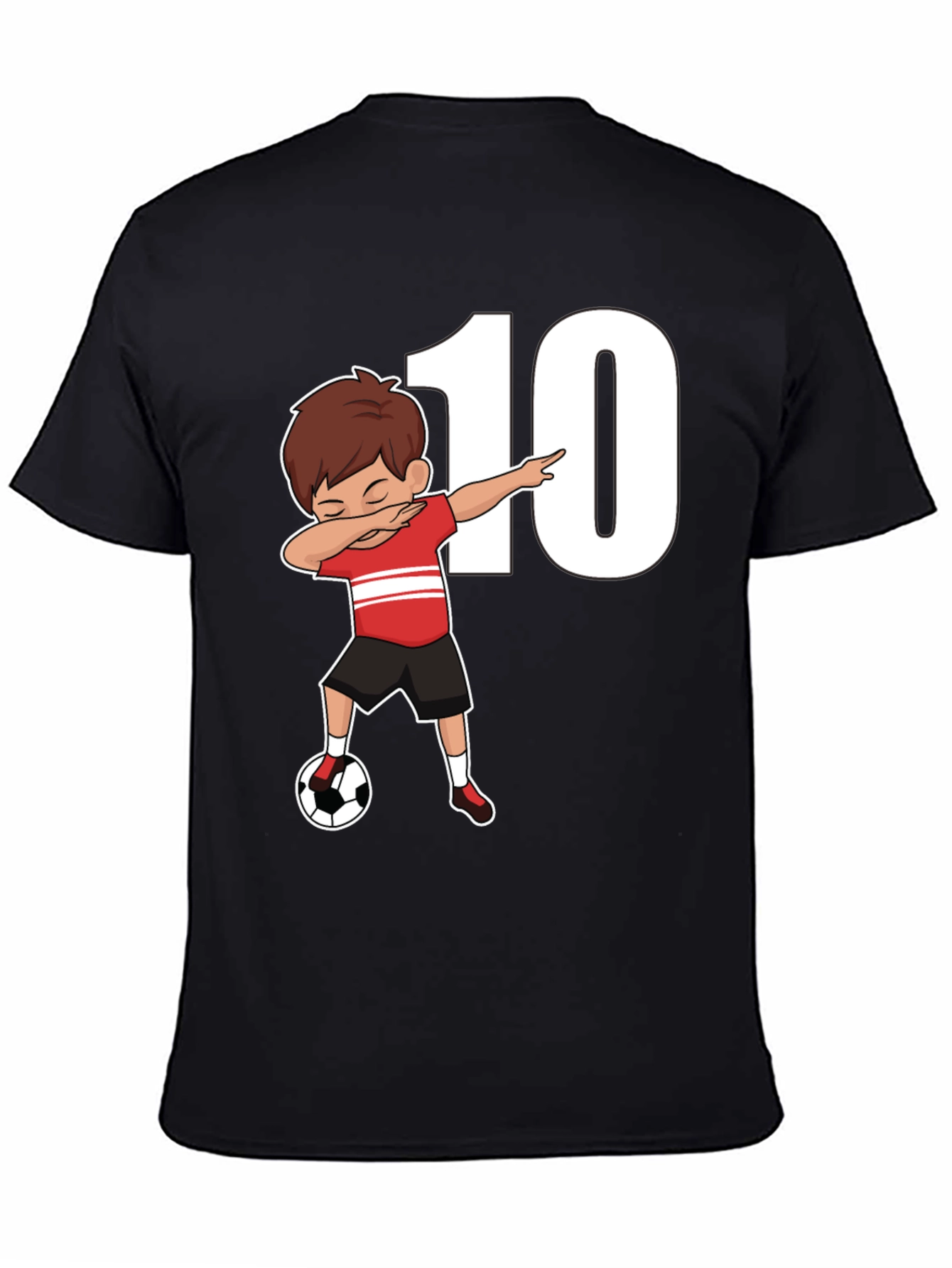 Soccer Dab Boy T-Shirt - Number 10