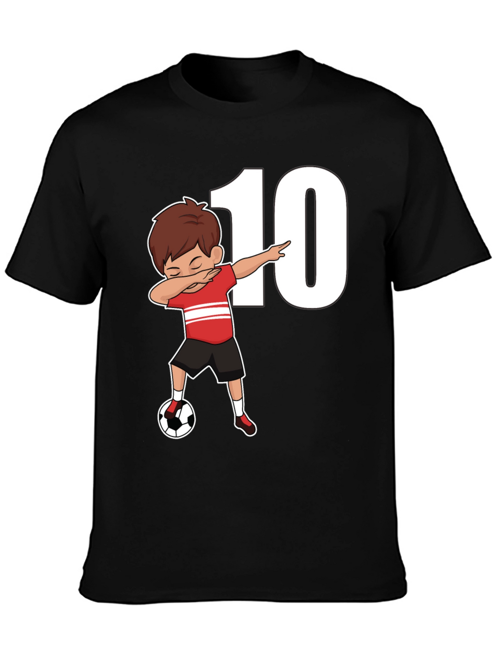 Soccer Dab Boy T-Shirt - Number 10