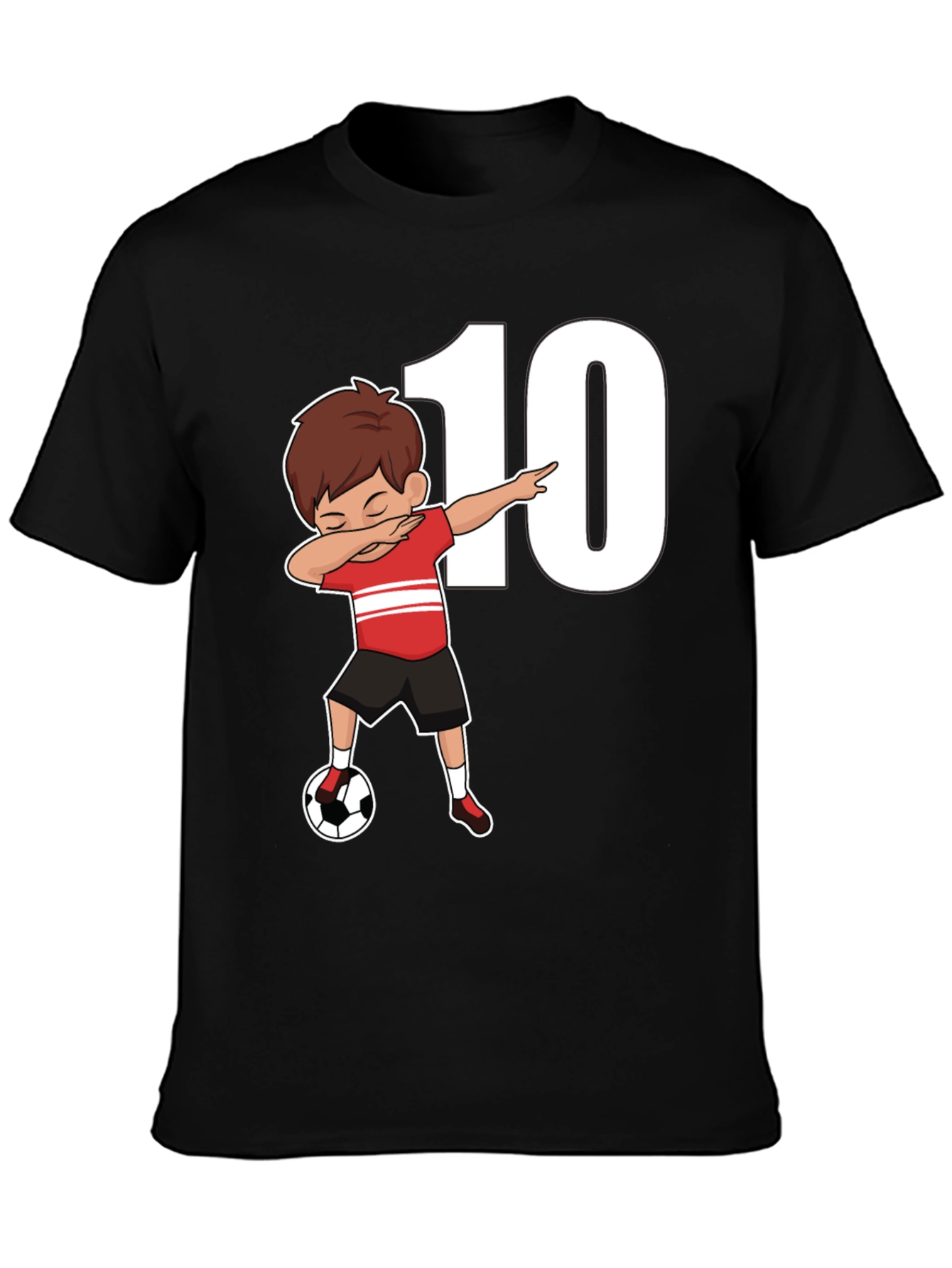 Soccer Dab Boy T-Shirt - Number 10