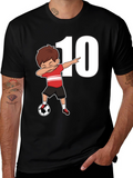 Soccer Dab Boy T-Shirt - Number 10
