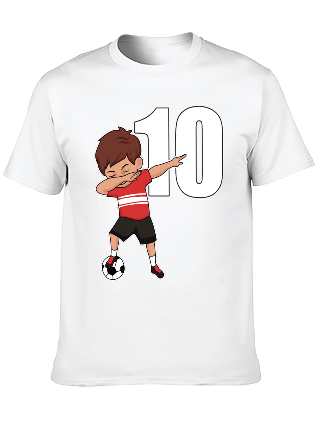 Soccer Dab Boy T-Shirt - Number 10