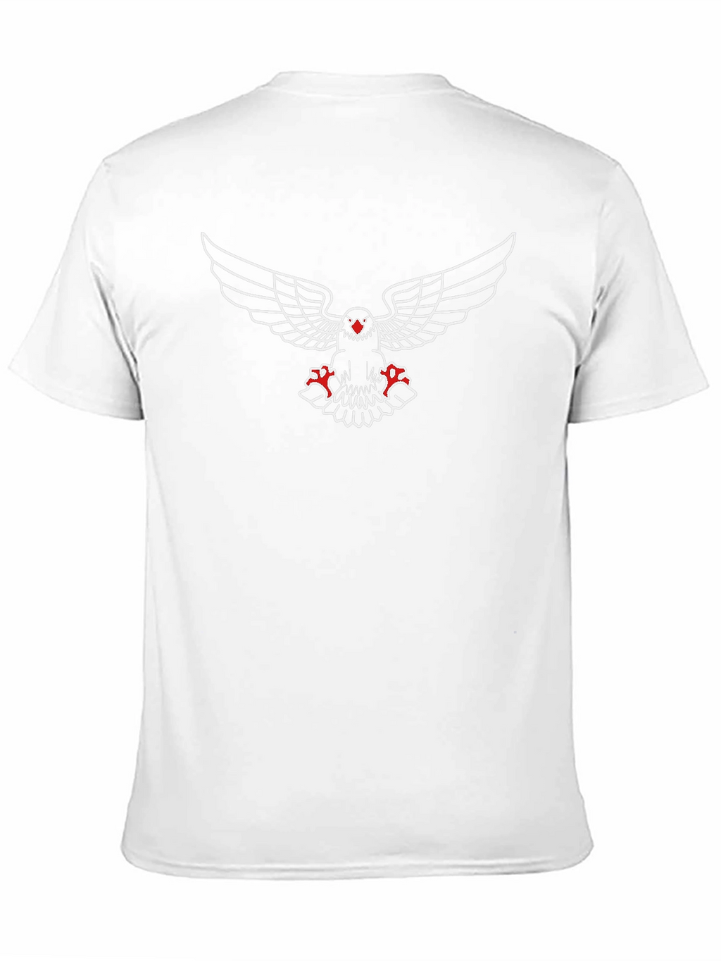 Black T-Shirt with Eagle Graphic Design