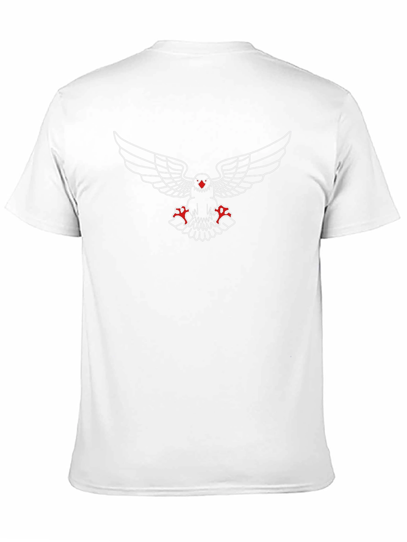 Black T-Shirt with Eagle Graphic Design