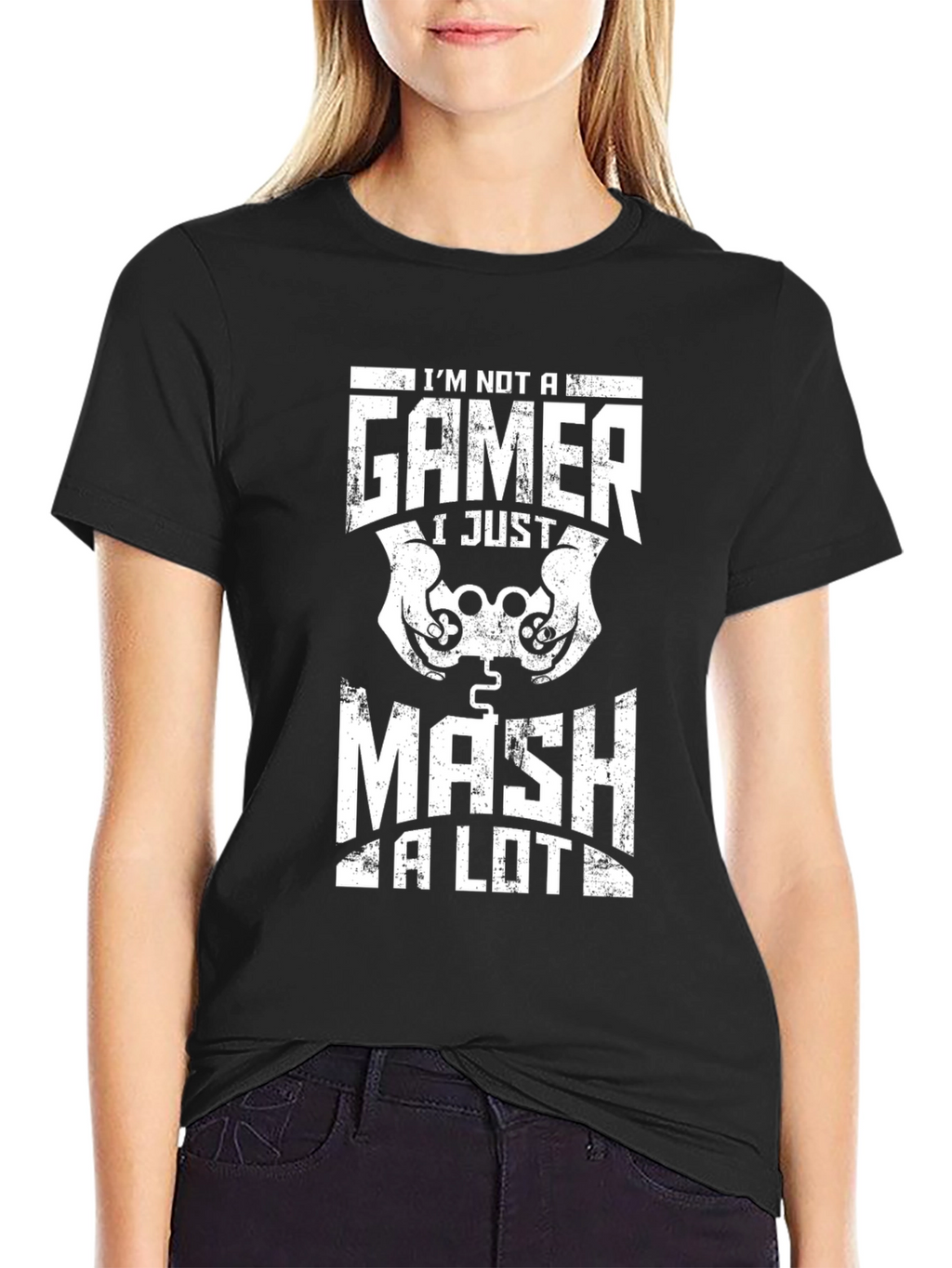 Funny Gamer T-Shirt - Mash A Lot