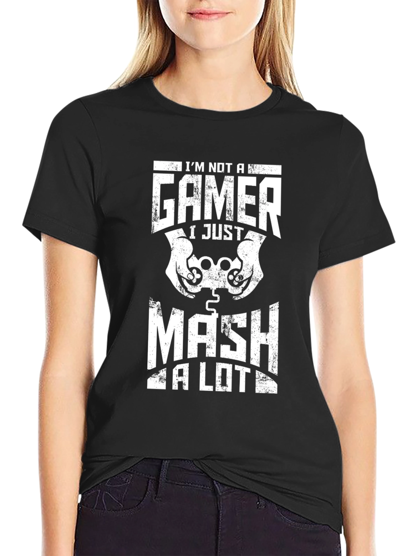 Funny Gamer T-Shirt - Mash A Lot