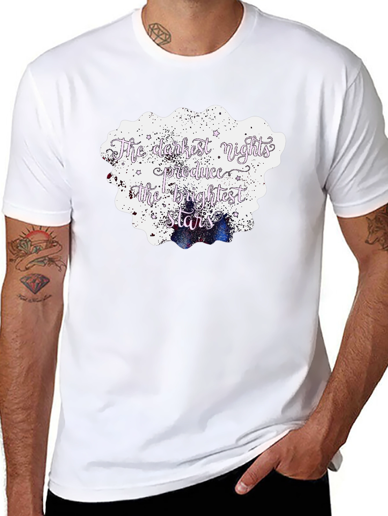 Darkest Nights Brightest Stars Graphic Tee