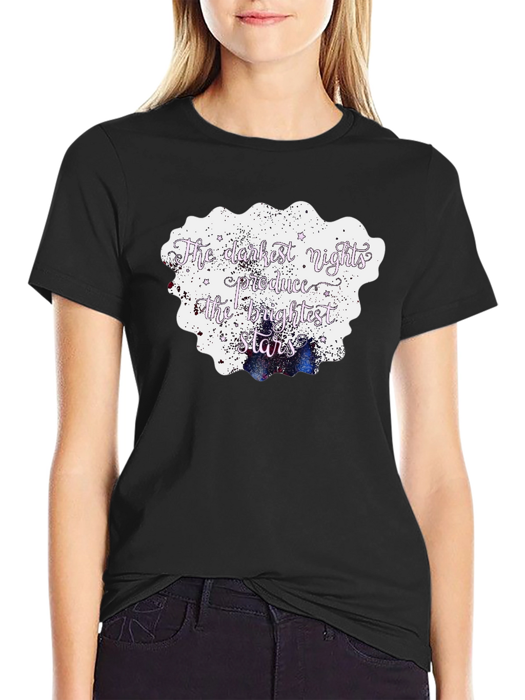 Darkest Nights Brightest Stars Graphic Tee