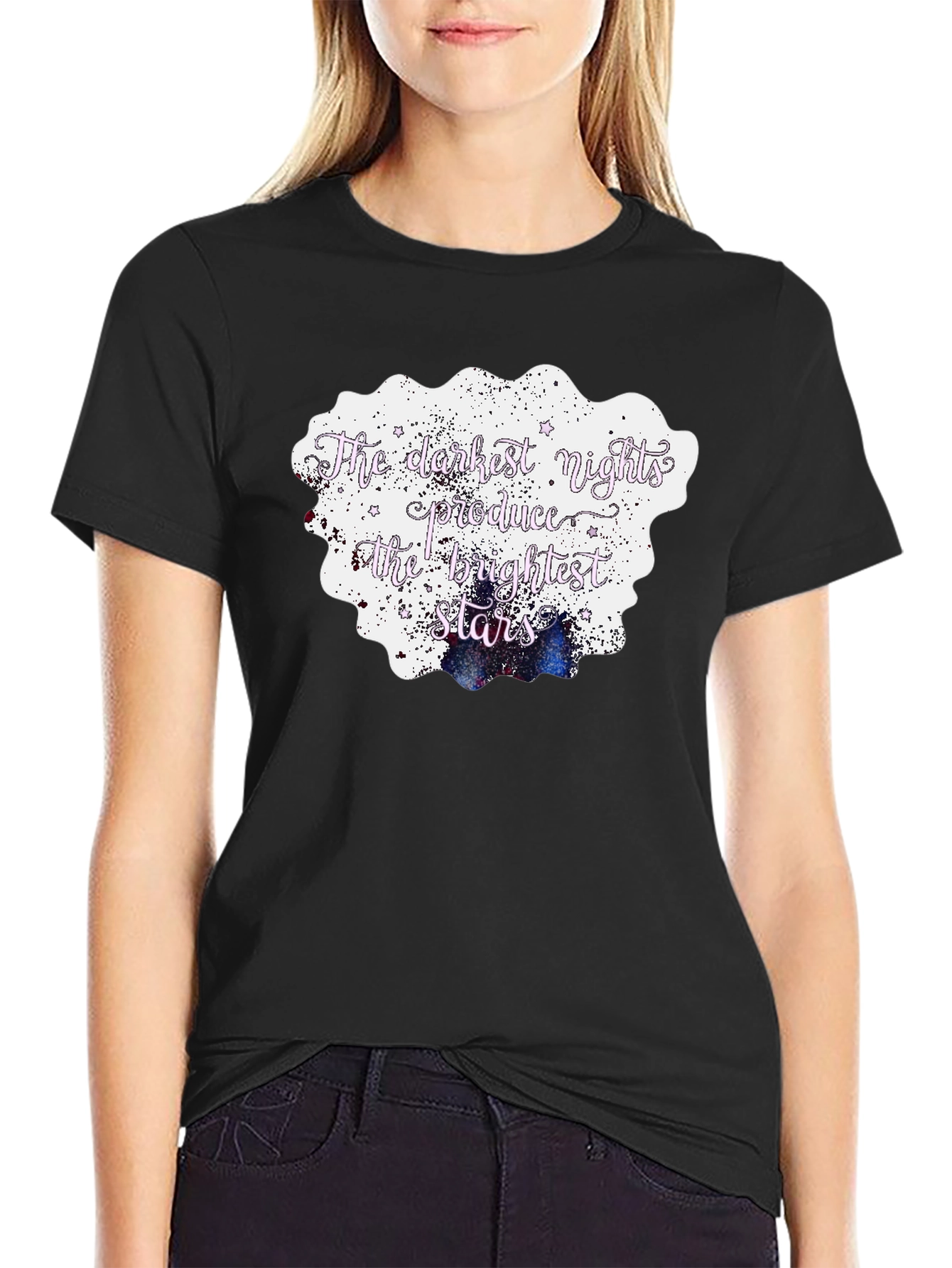 Darkest Nights Brightest Stars Graphic Tee