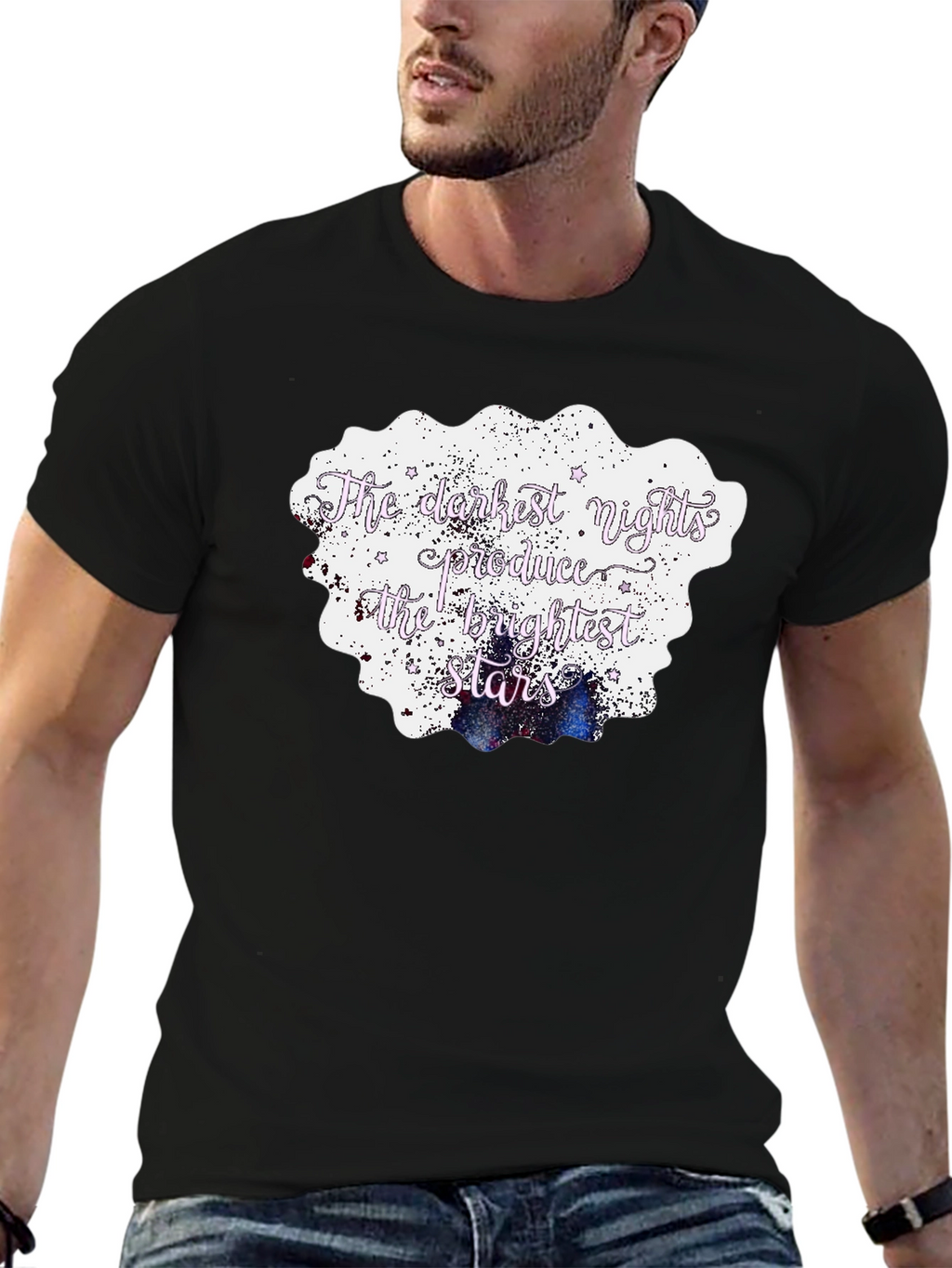 Darkest Nights Brightest Stars Graphic Tee