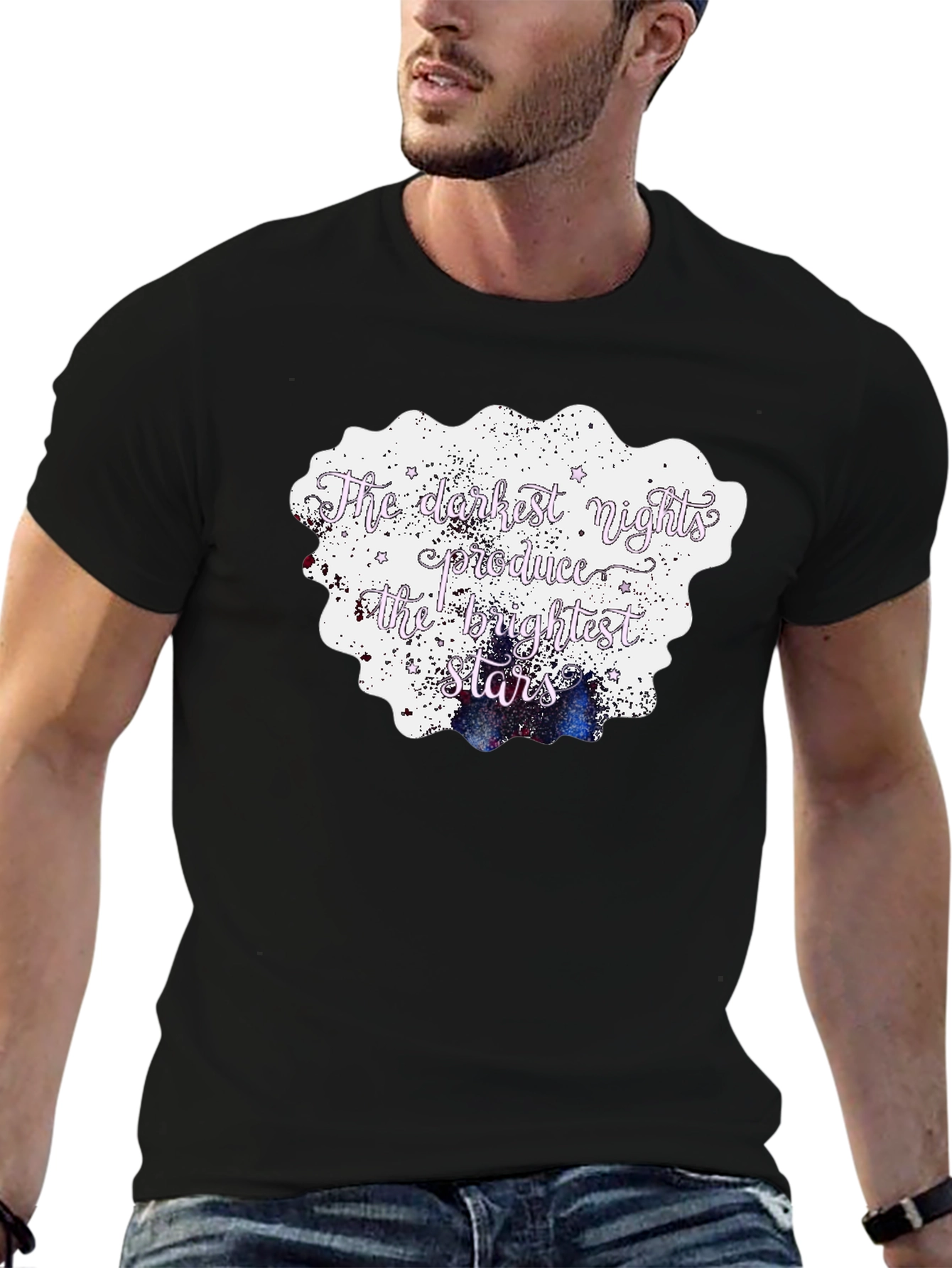 Darkest Nights Brightest Stars Graphic Tee