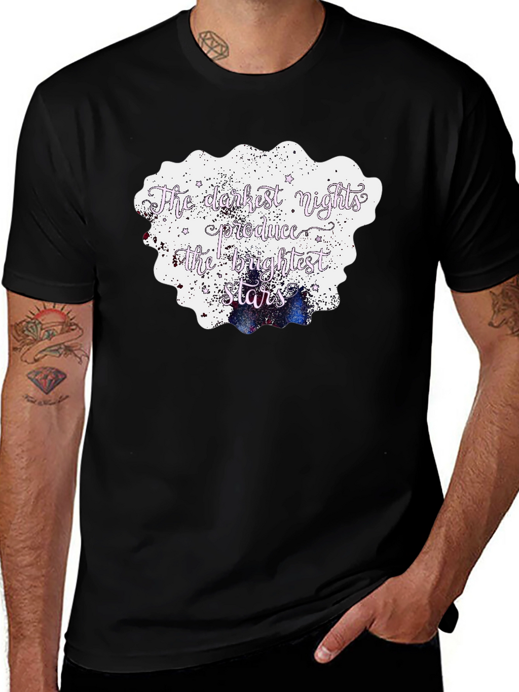 Darkest Nights Brightest Stars Graphic Tee