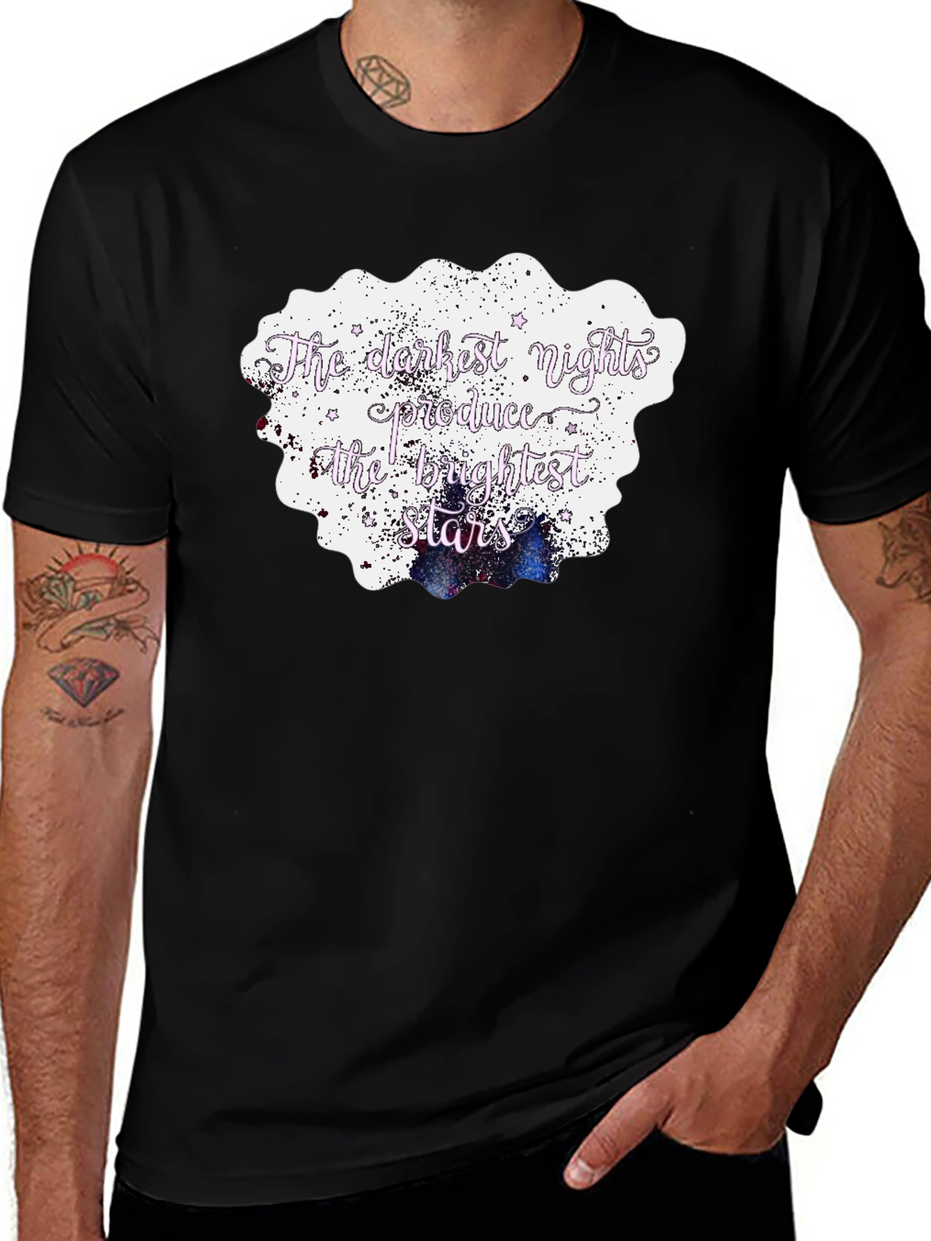 Darkest Nights Brightest Stars Graphic Tee