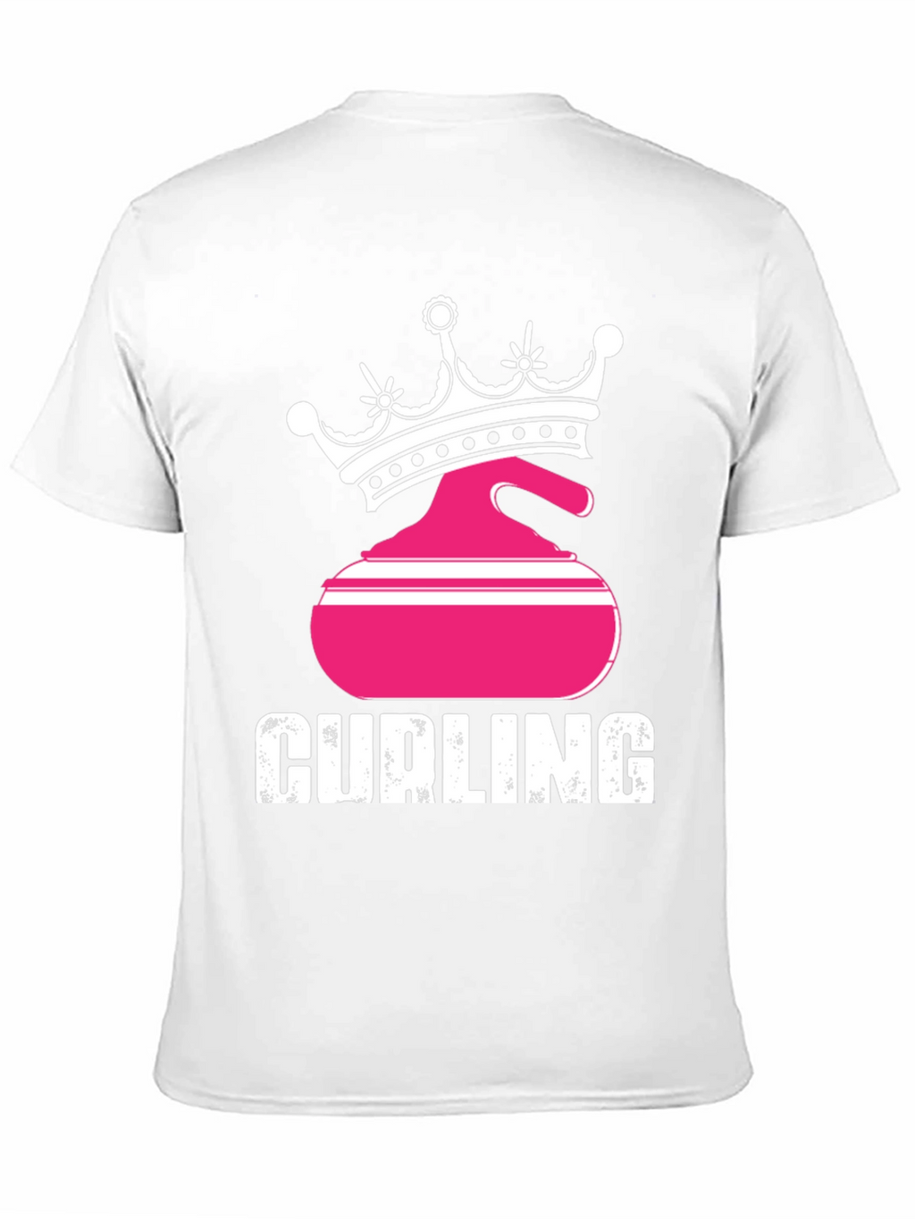 Curling Queen Black T-Shirt