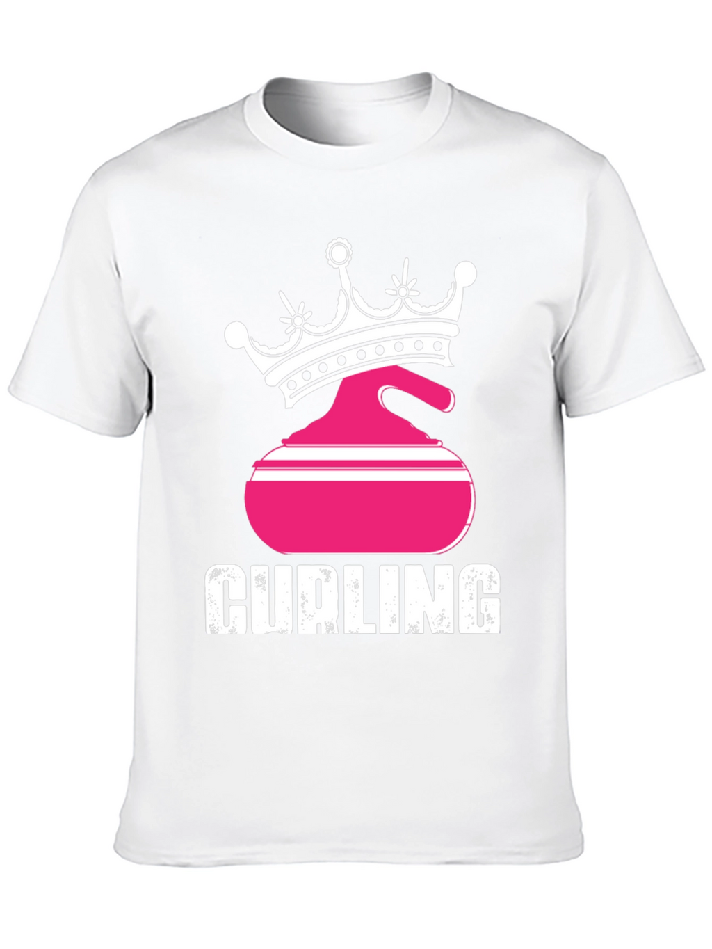 Curling Queen Black T-Shirt