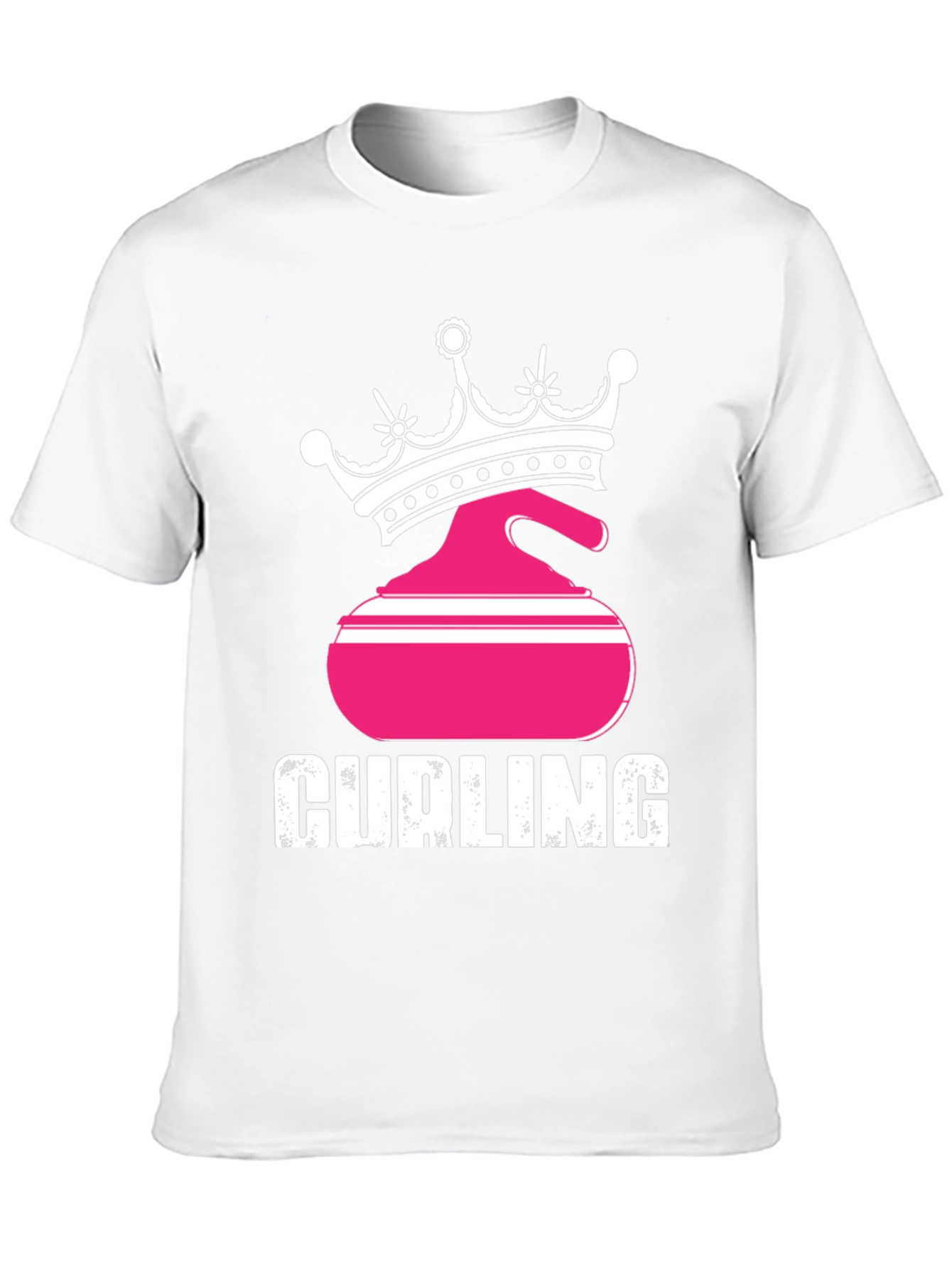 Curling Queen Black T-Shirt