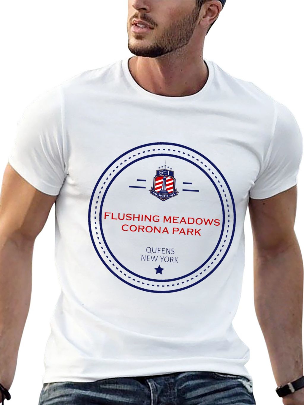 Flushing Meadows Corona Park Black T-Shirt