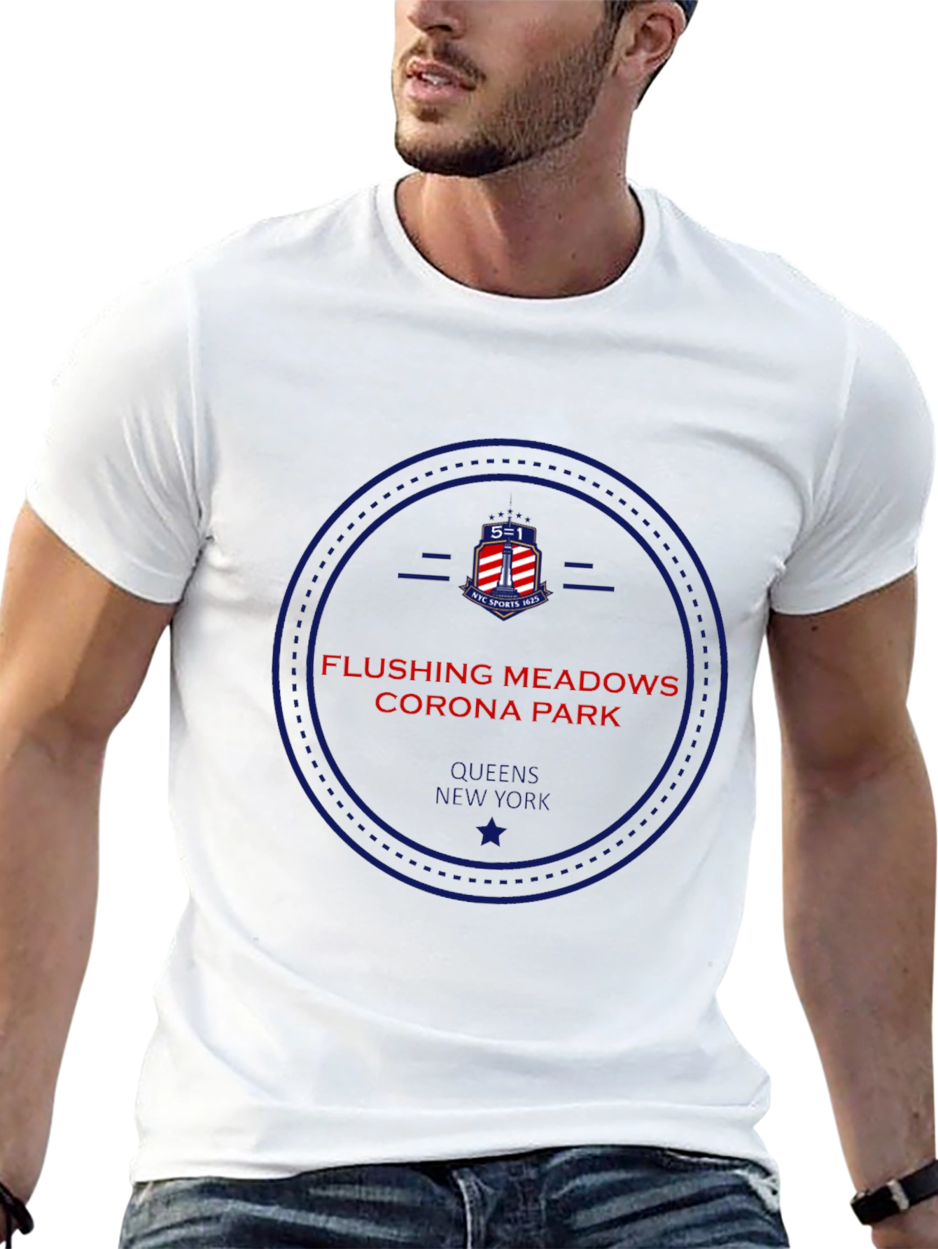 Flushing Meadows Corona Park Black T-Shirt