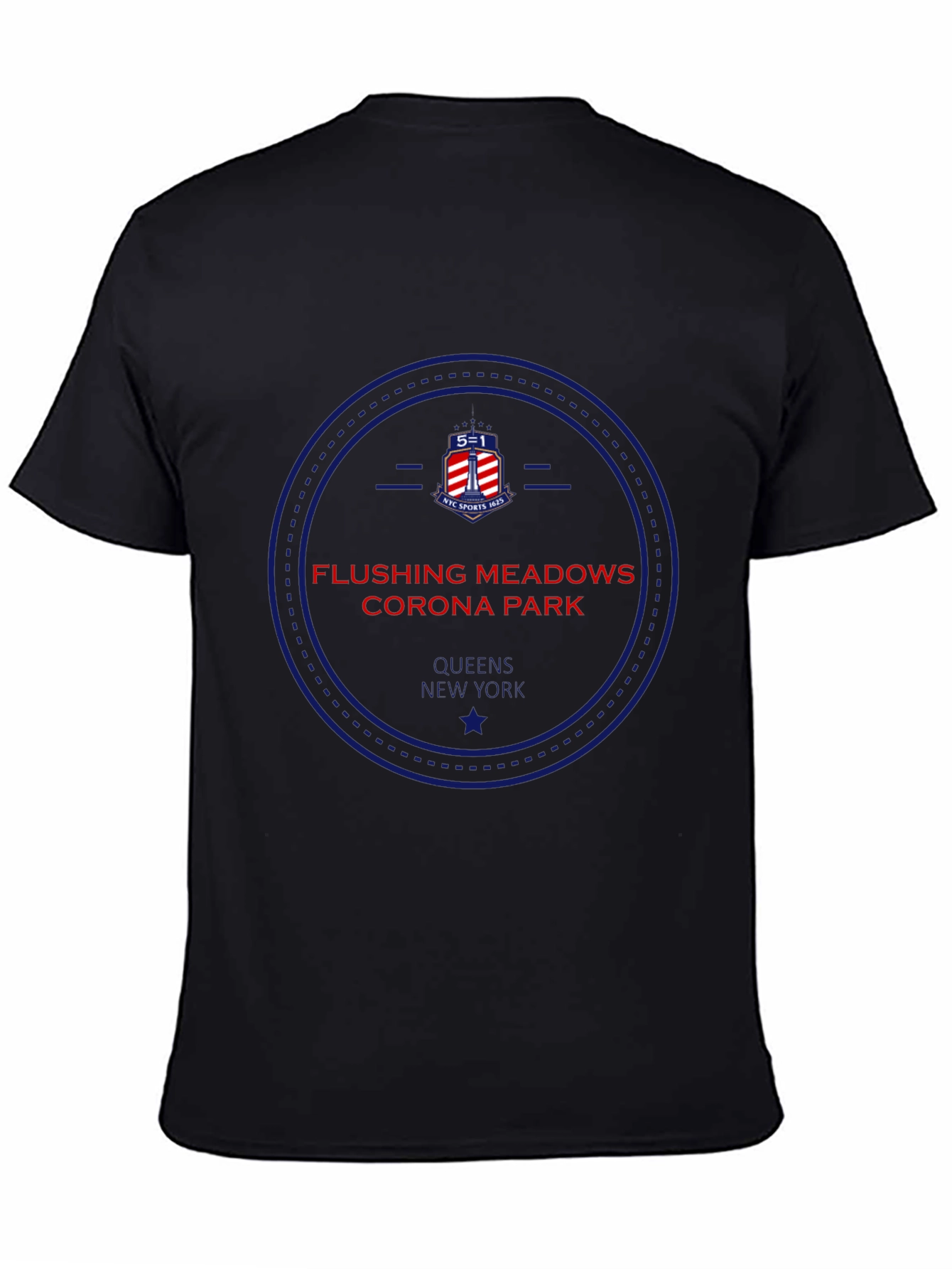 Flushing Meadows Corona Park Black T-Shirt