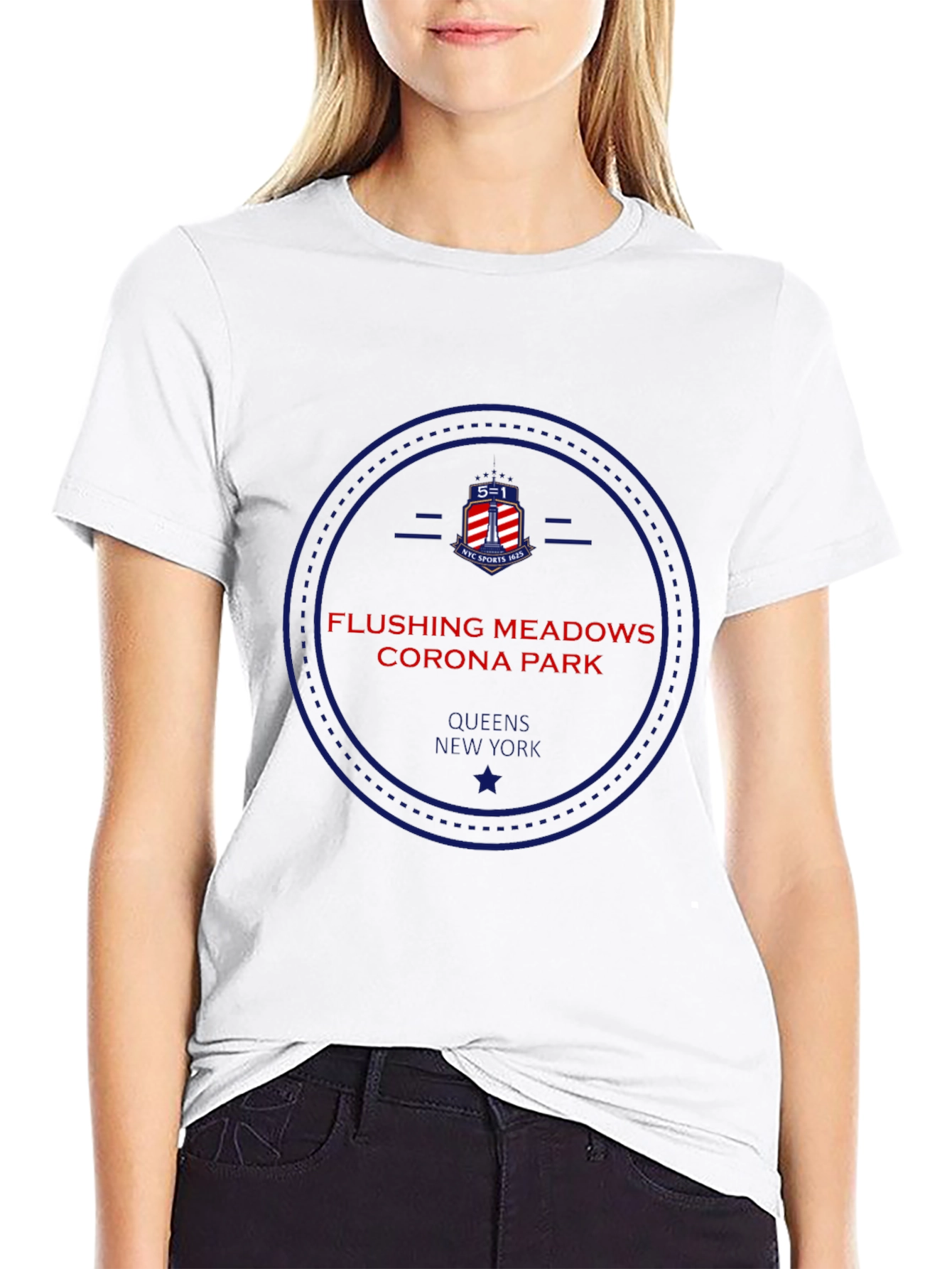 Flushing Meadows Corona Park Black T-Shirt