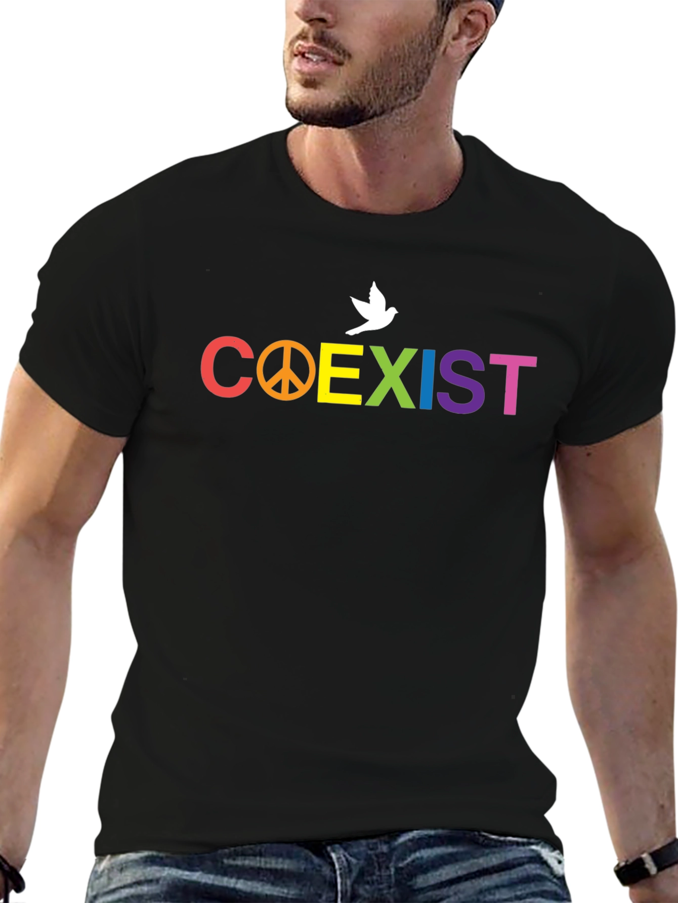 Coexist Graphic T-Shirt - Peace & Harmony