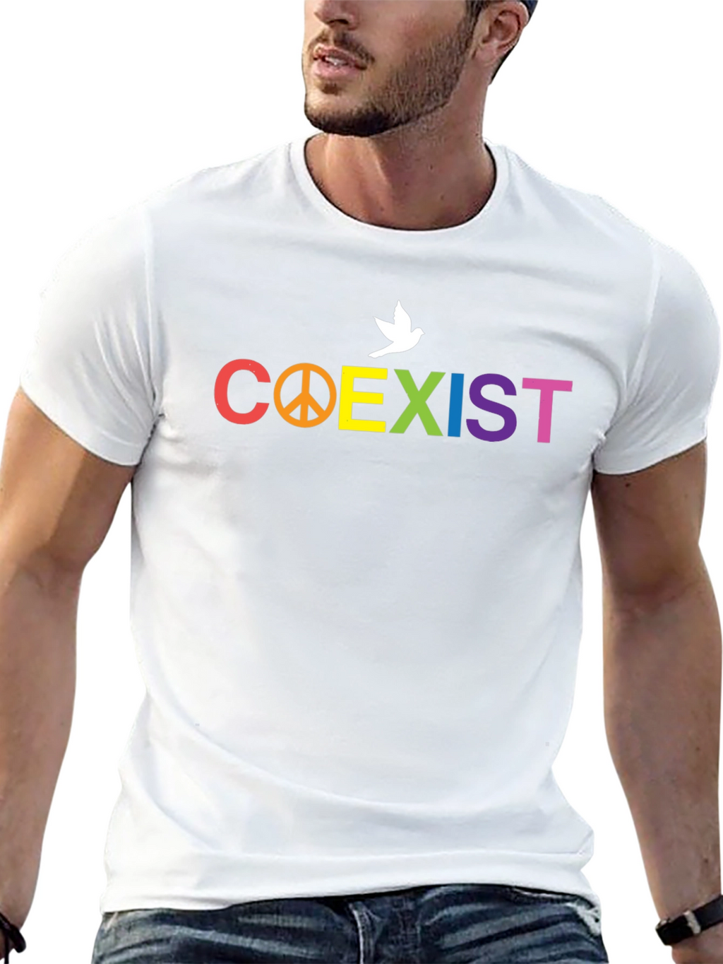 Coexist Graphic T-Shirt - Peace & Harmony