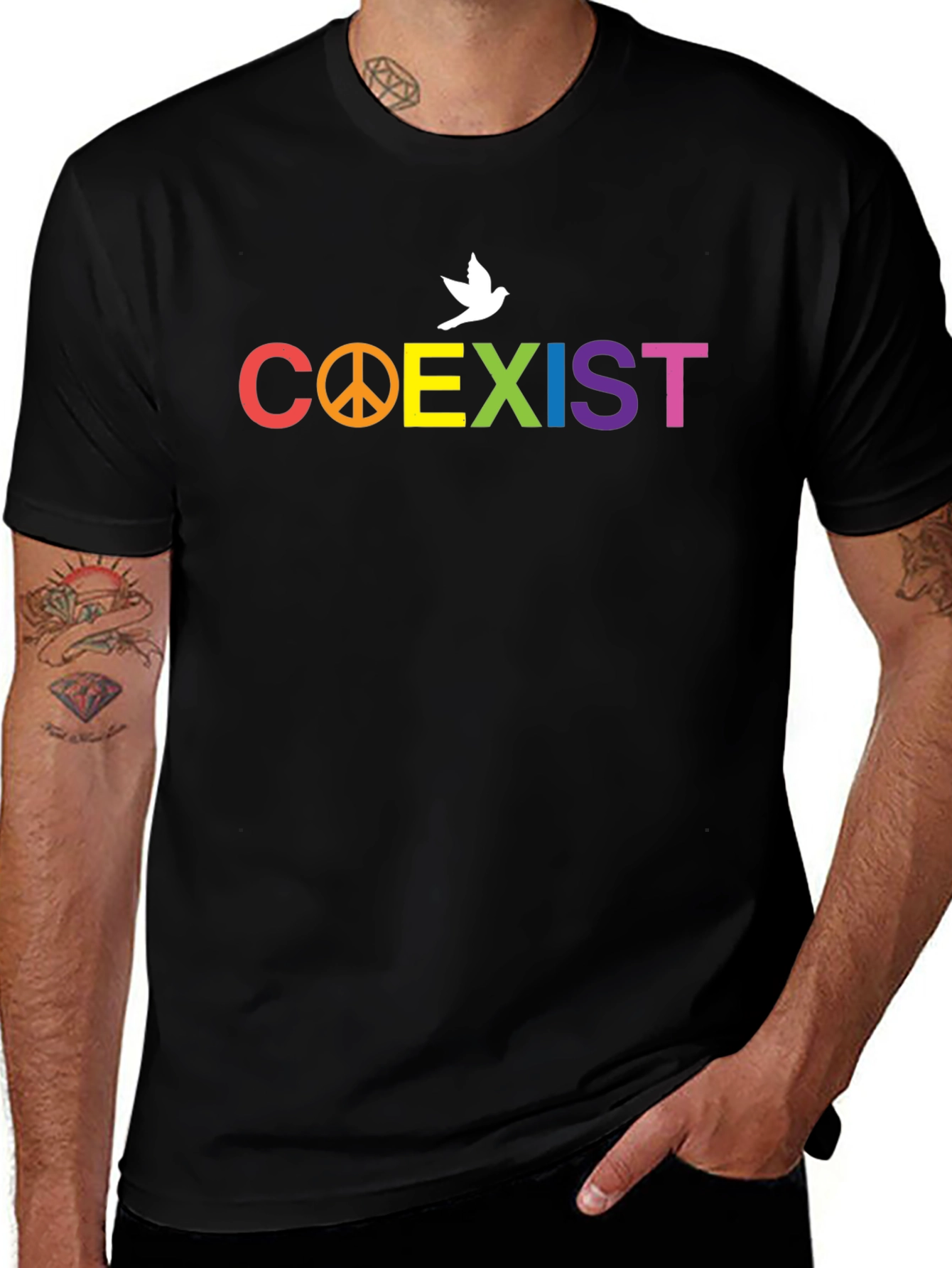 Coexist Graphic T-Shirt - Peace & Harmony