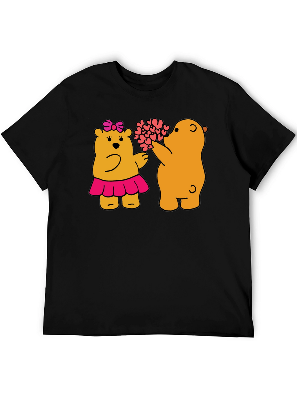 Bear Hugs T-Shirt - Black