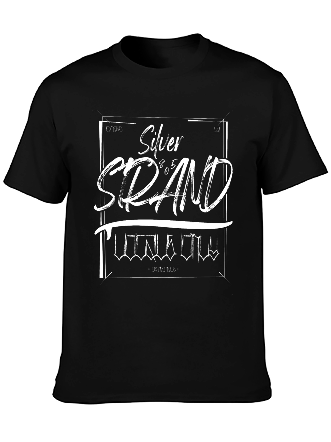 Silver Strand Graphic Tee - Mens Black T-Shirt