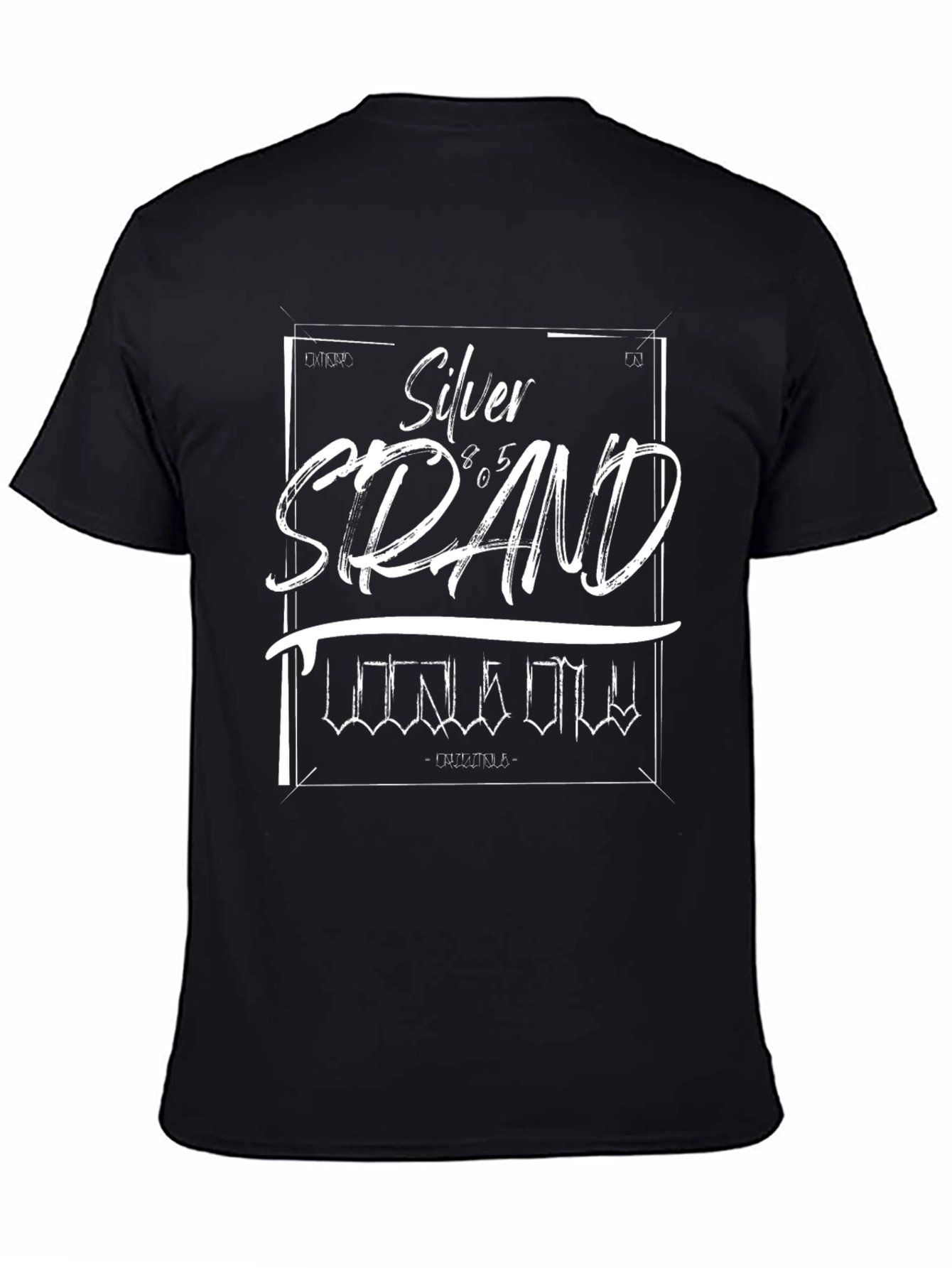 Silver Strand Graphic Tee - Mens Black T-Shirt