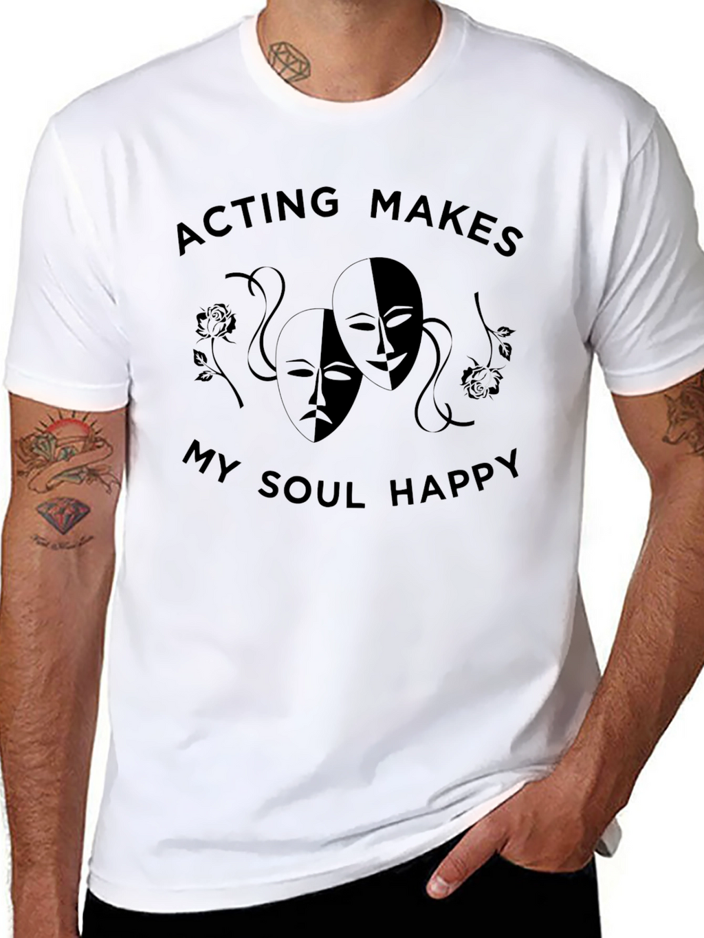 Acting Makes My Soul Happy Graphic Tee