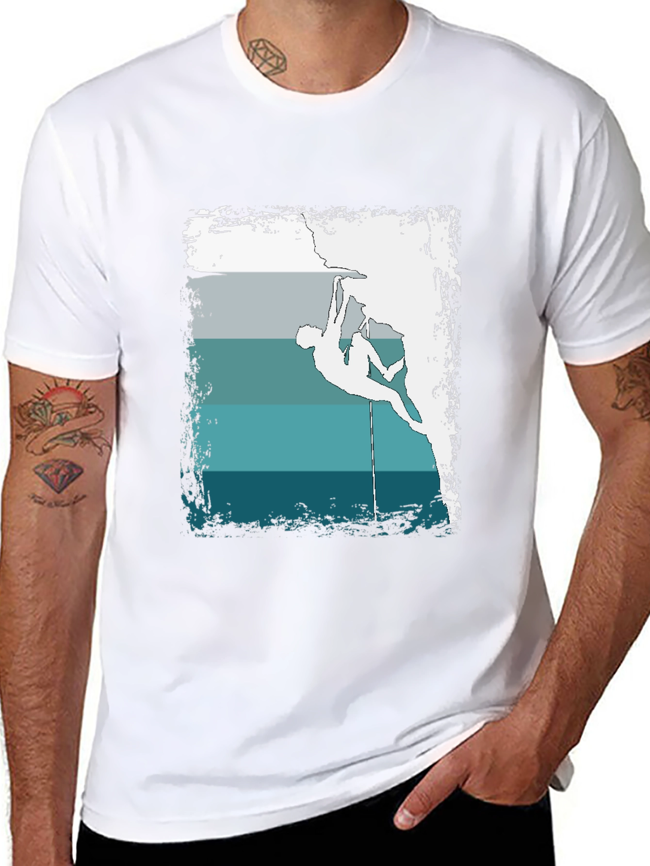 Climbing Graphic Tee - Adventure Ready Comfort