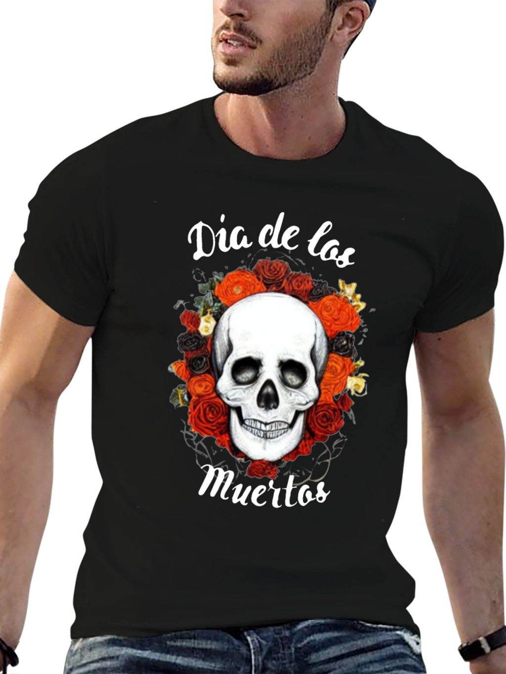 Dia de los Muertos Skull T-Shirt