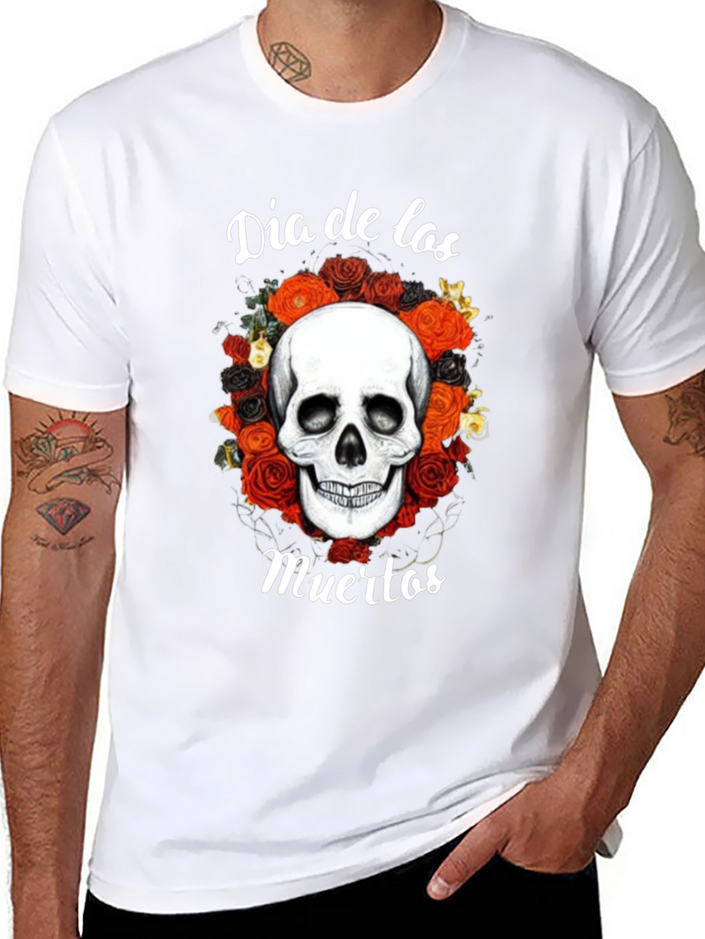 Dia de los Muertos Skull T-Shirt