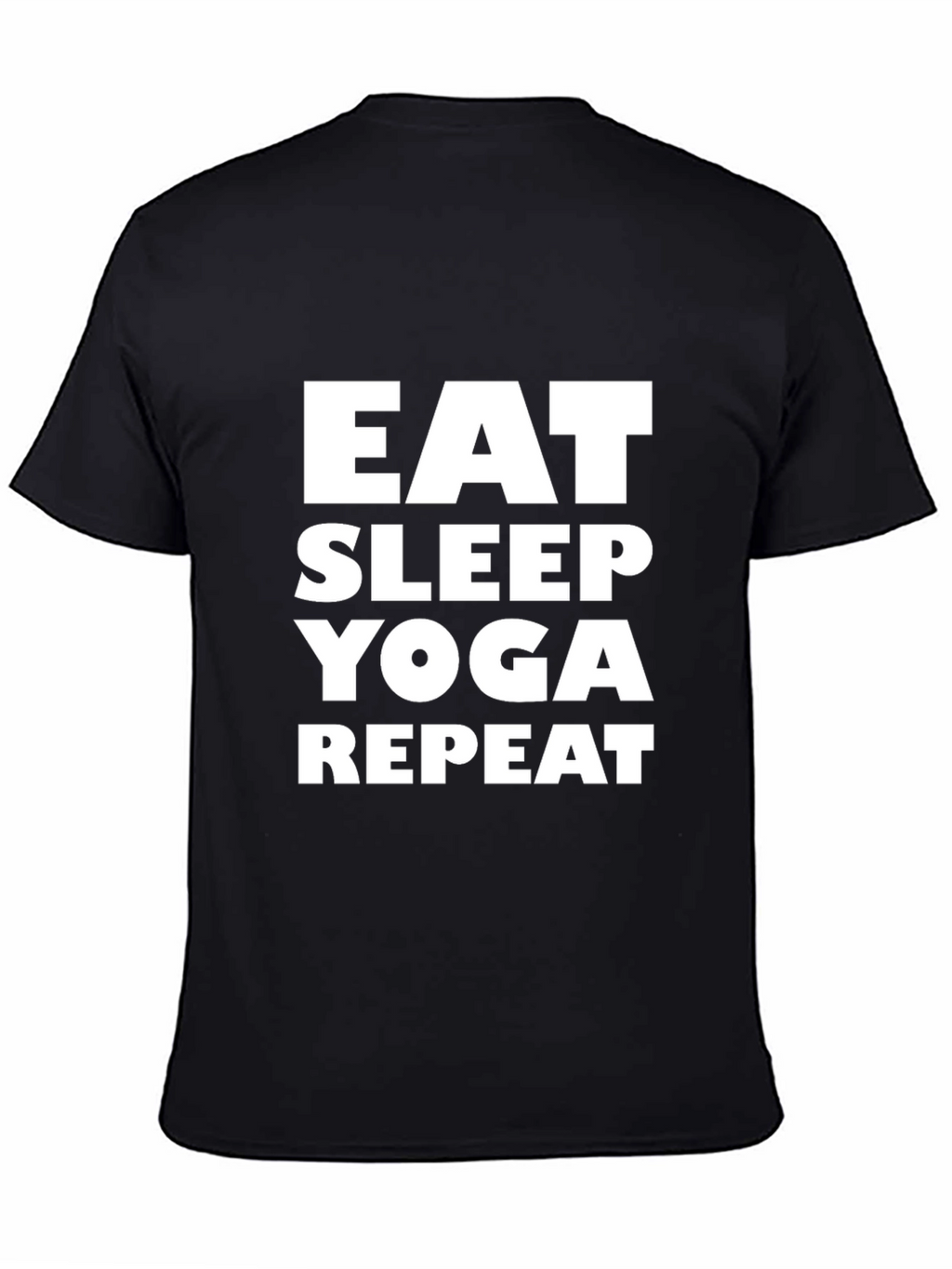 Eat Sleep Yoga Repeat Graphic T-Shirt