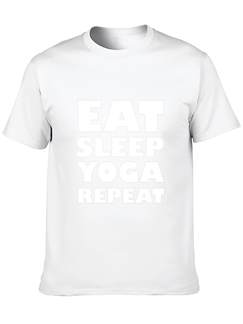 Eat Sleep Yoga Repeat Graphic T-Shirt